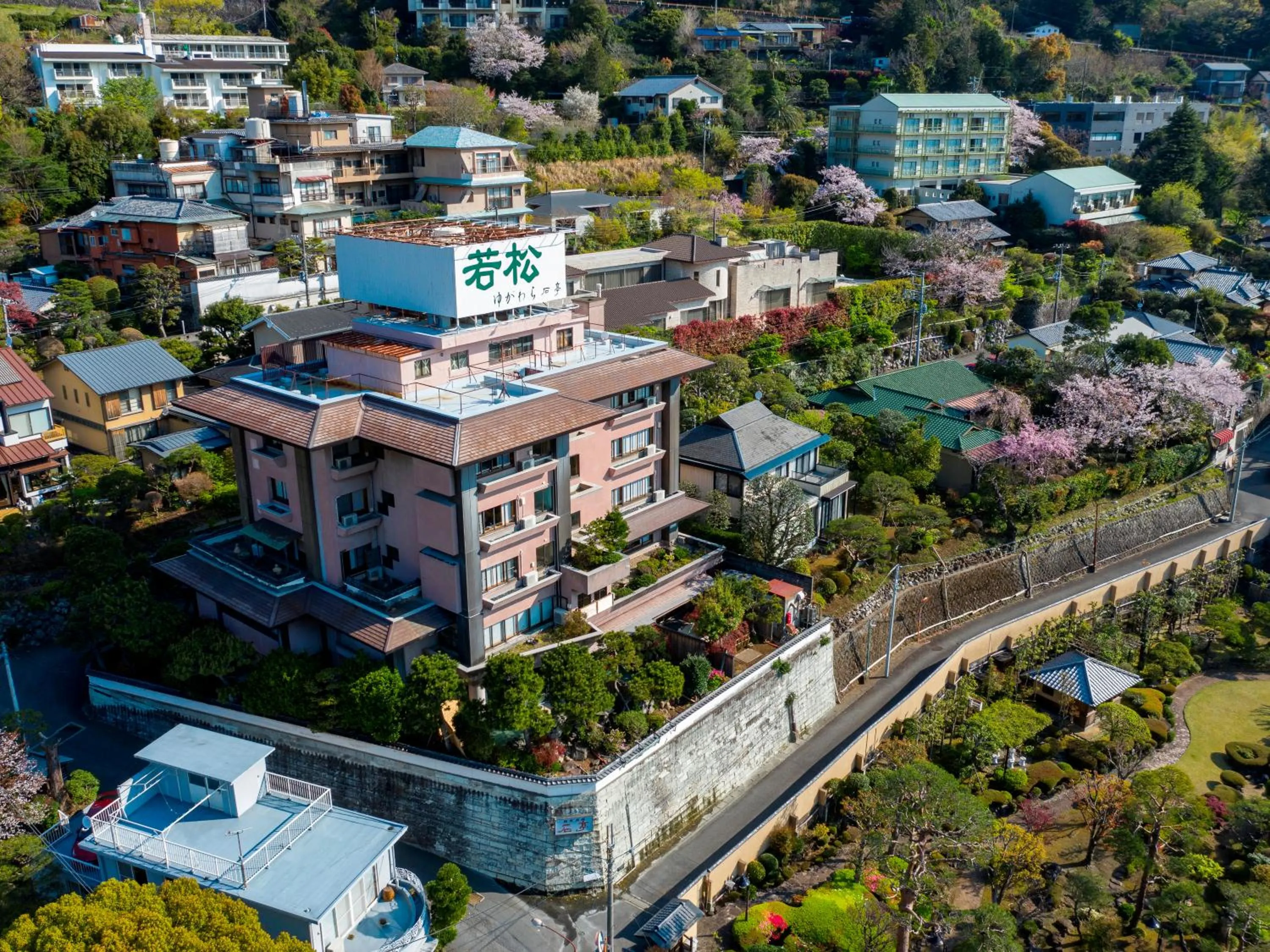 Bird's eye view in Wakamatsu HakoneYugawara