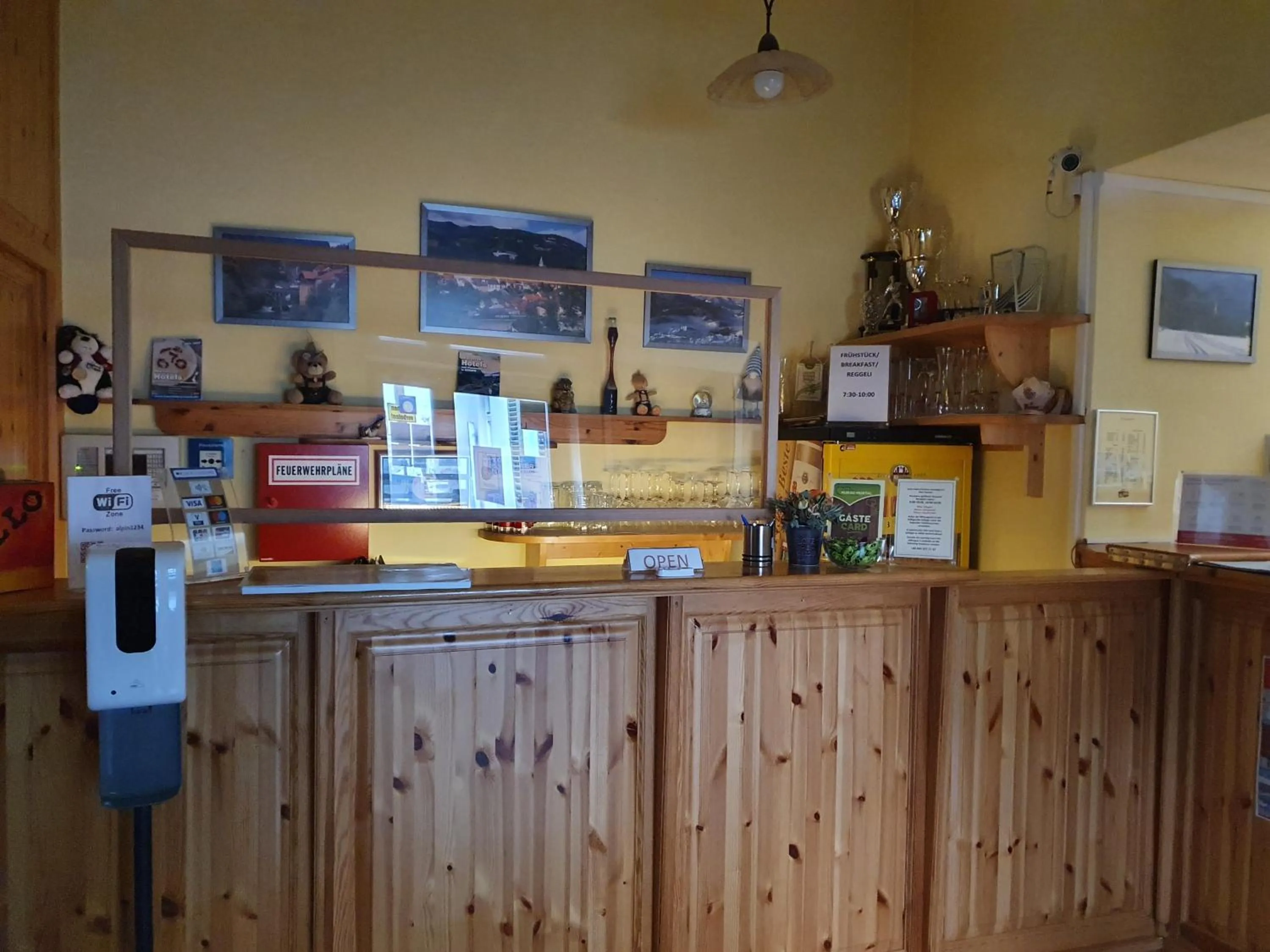 Lobby or reception in Hotel Alpin Murau