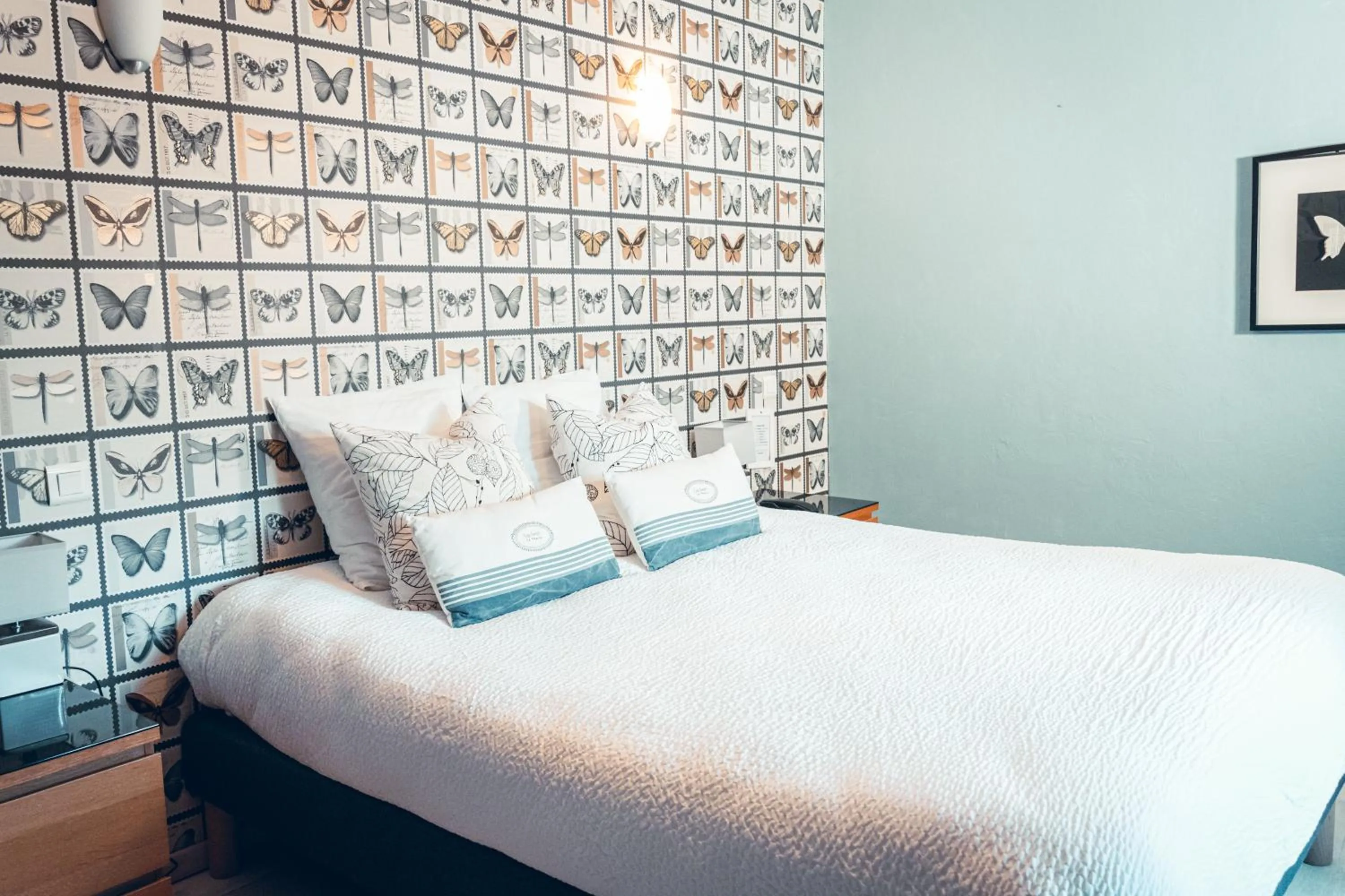 Bedroom, Bed in Logis Hôtel La Magnanerie - Côté Bistro