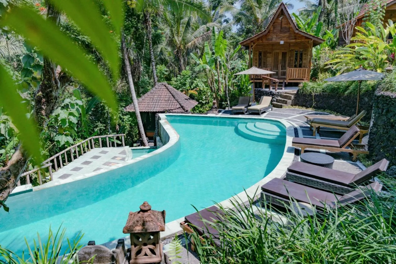 Pool view in Song Broek Bali