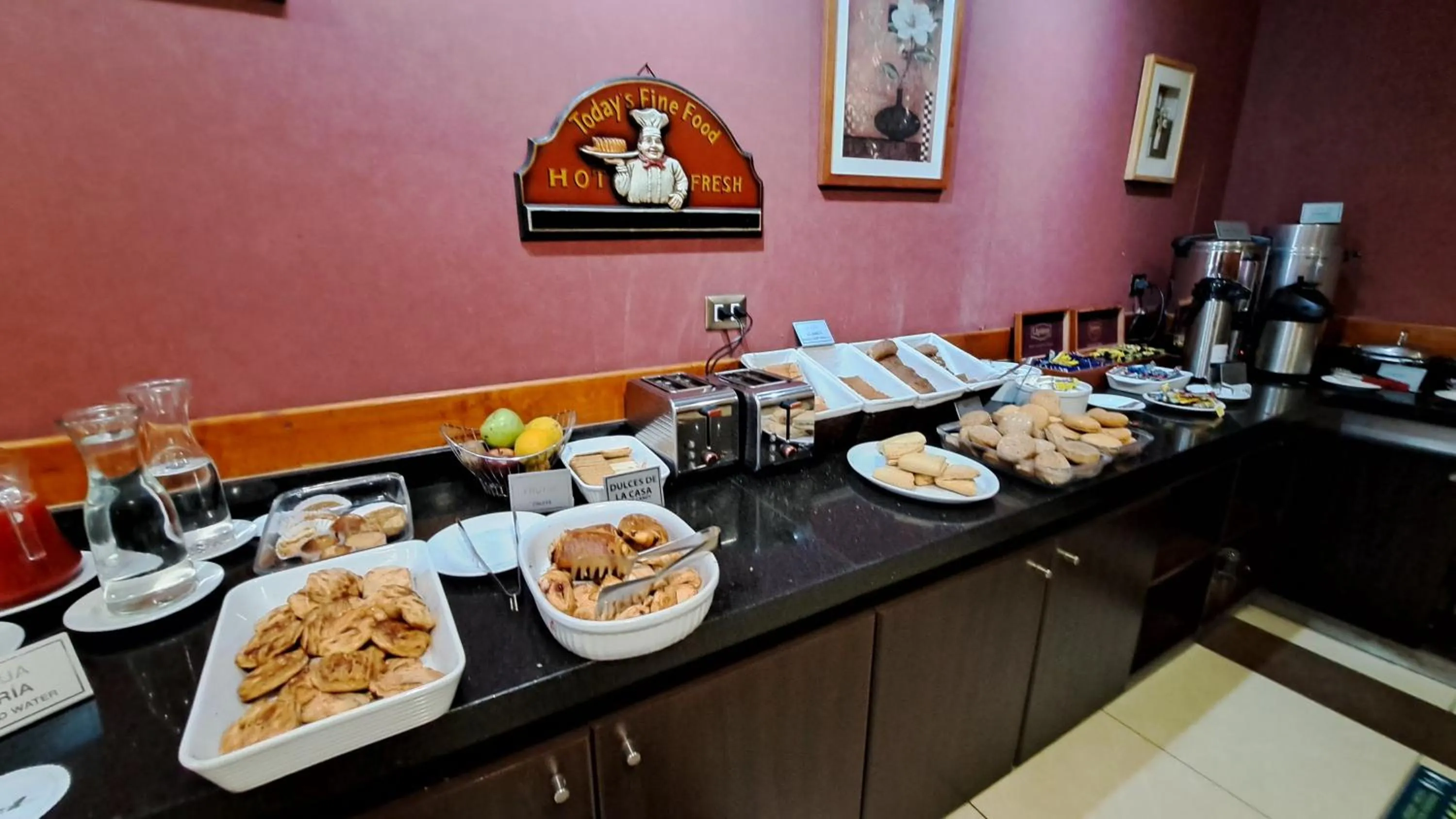 Buffet breakfast in Hotel Diego de Almagro Copiapo
