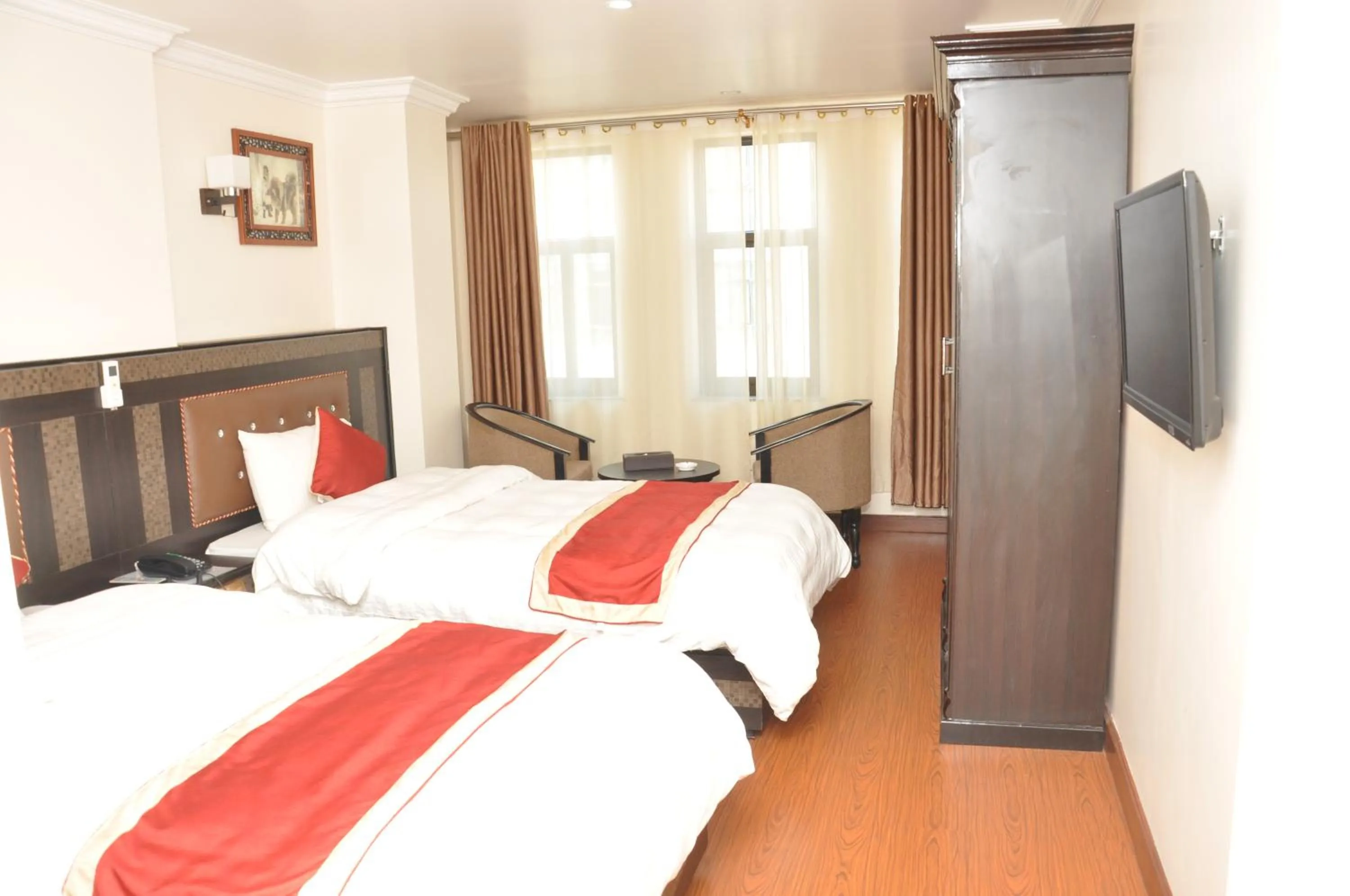 Bedroom, Bed in Mandala Hotel Kathmandu