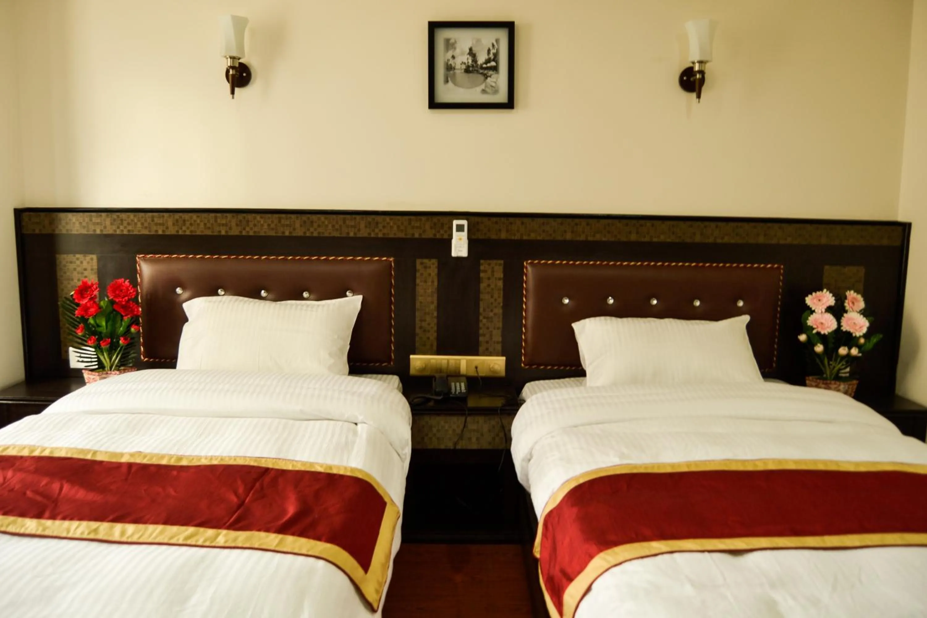 Bedroom, Bed in Mandala Hotel Kathmandu