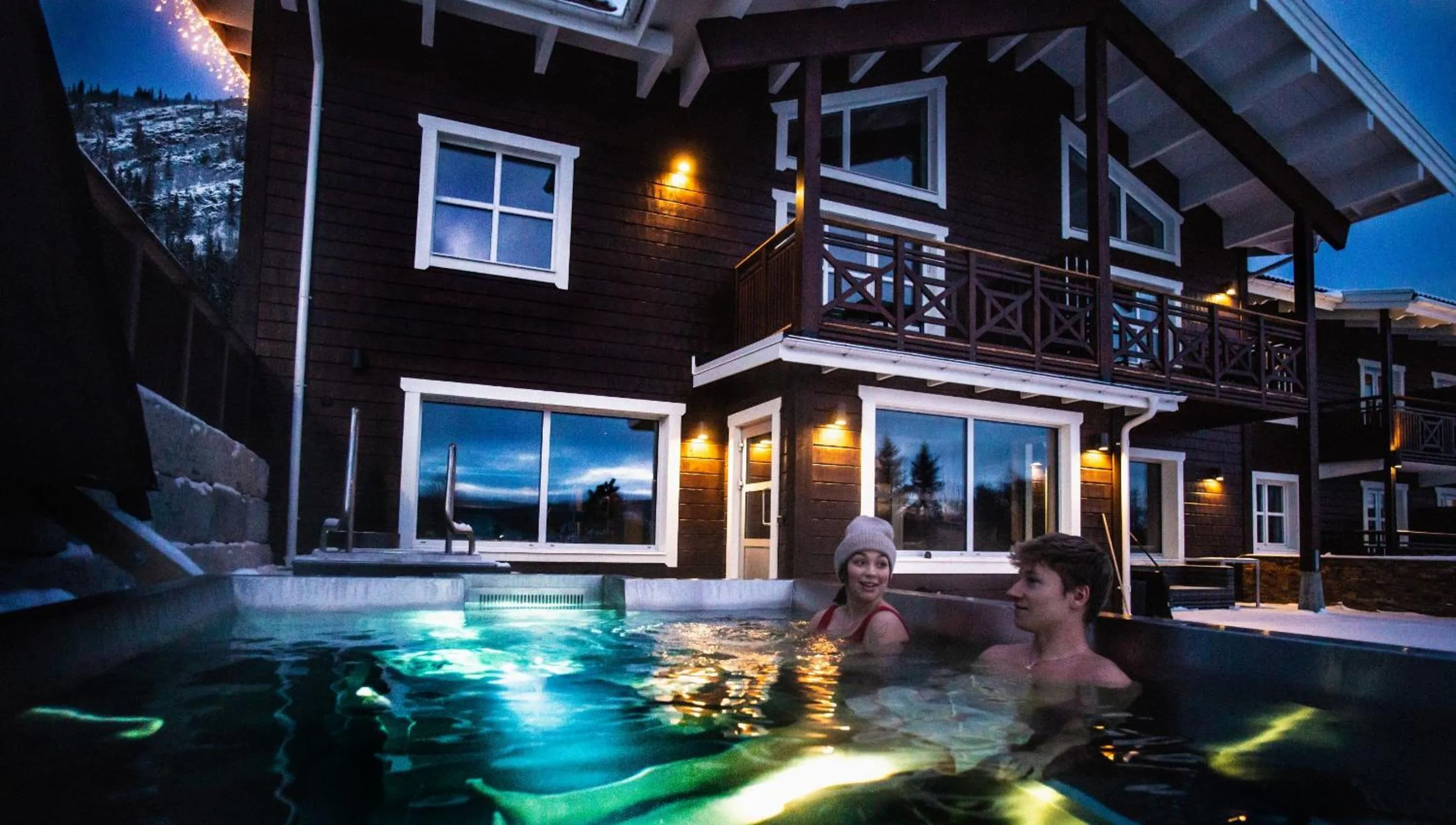 Swimming pool in Eriksgårdens Fjällhotell