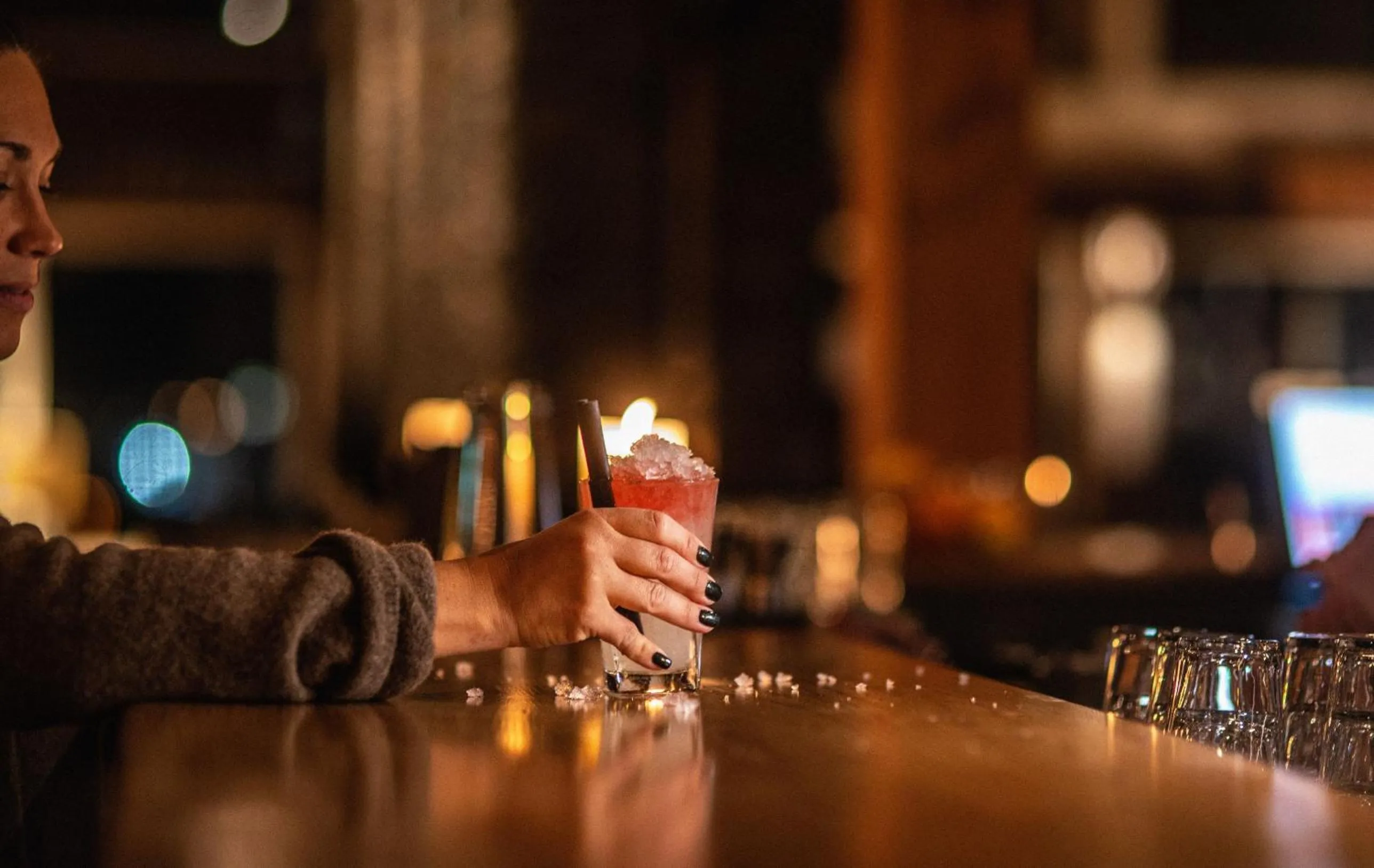 Lounge or bar in Eriksgårdens Fjällhotell