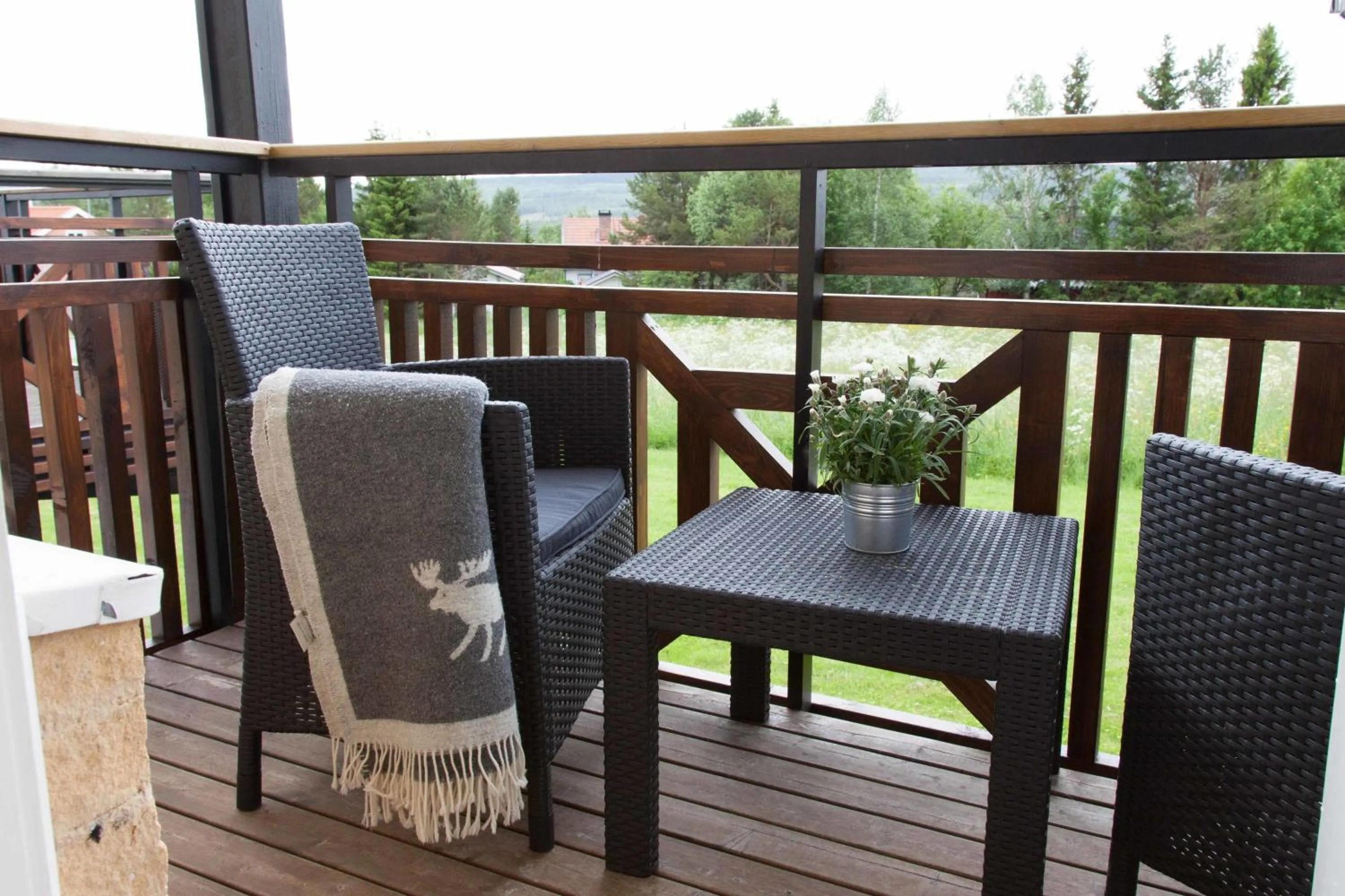 Balcony/Terrace in Eriksgårdens Fjällhotell