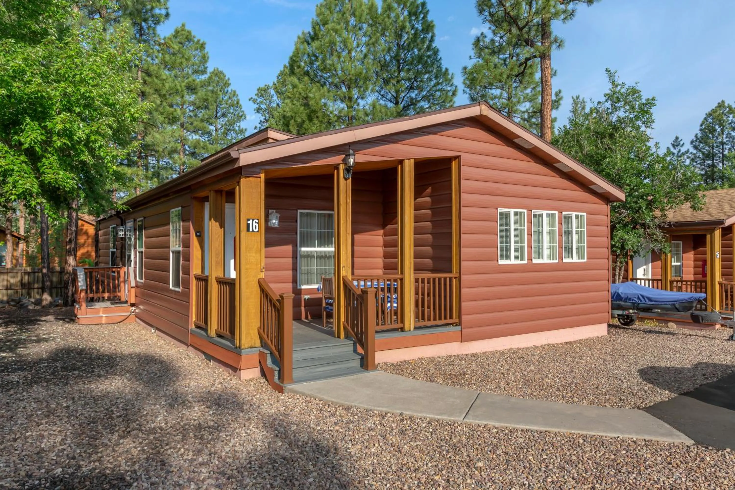 Property building in PVC at The Roundhouse Resort