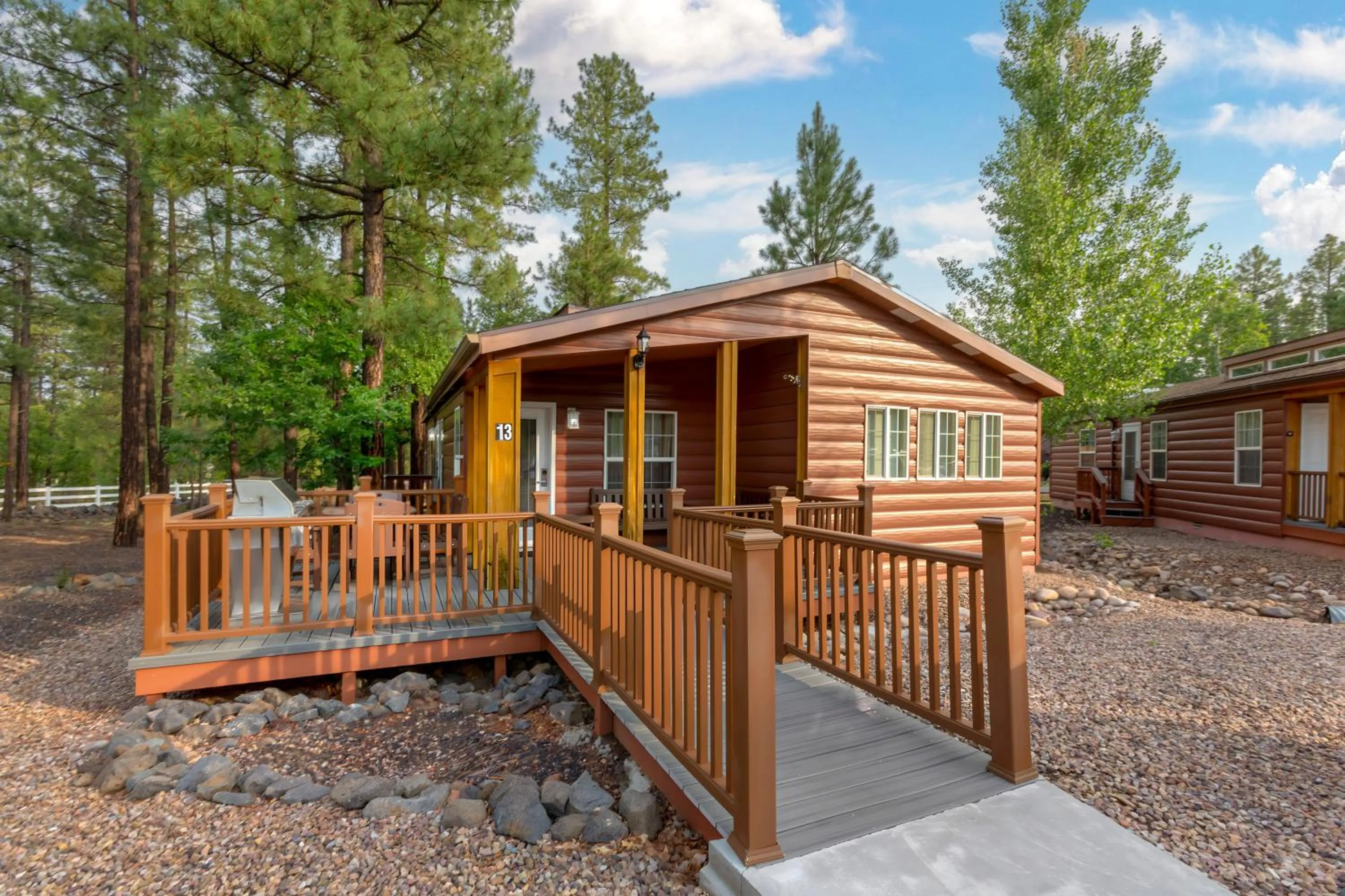 Property building in PVC at The Roundhouse Resort