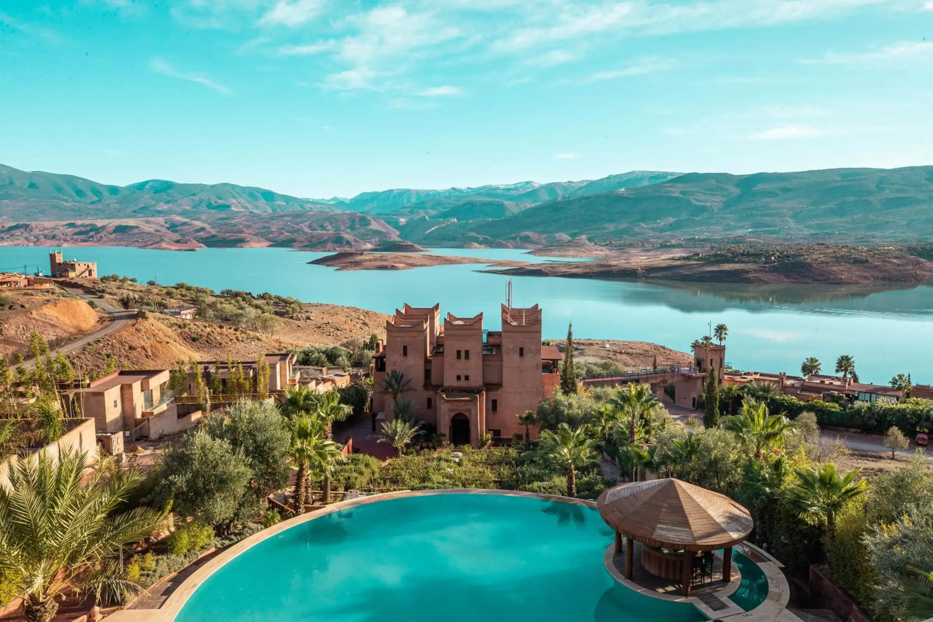 Bird's eye view in Widiane Resort Bird's eye view in Widiane Resort