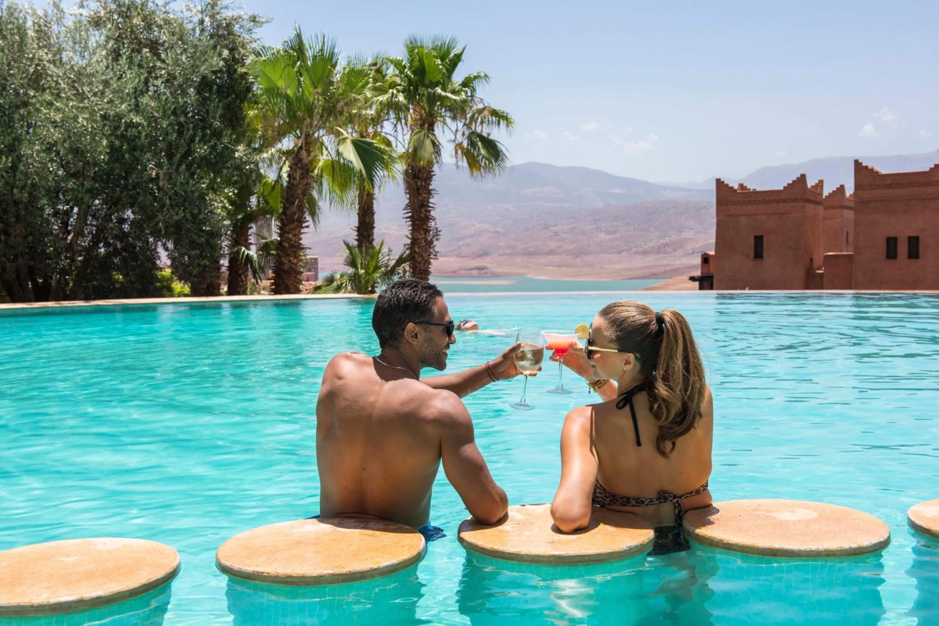 Pool view in Widiane Resort