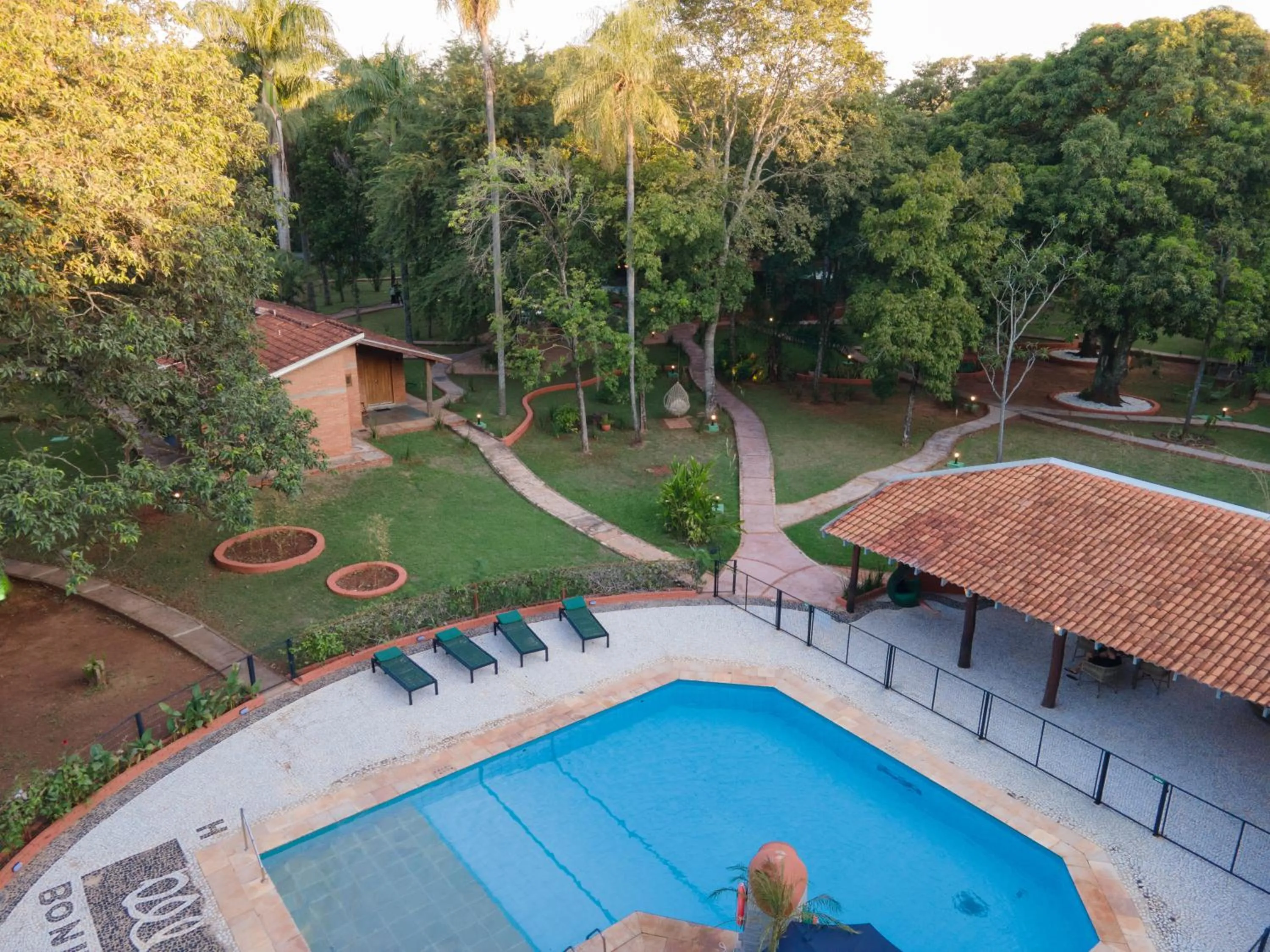 Swimming pool in Pousada Olho D'Água