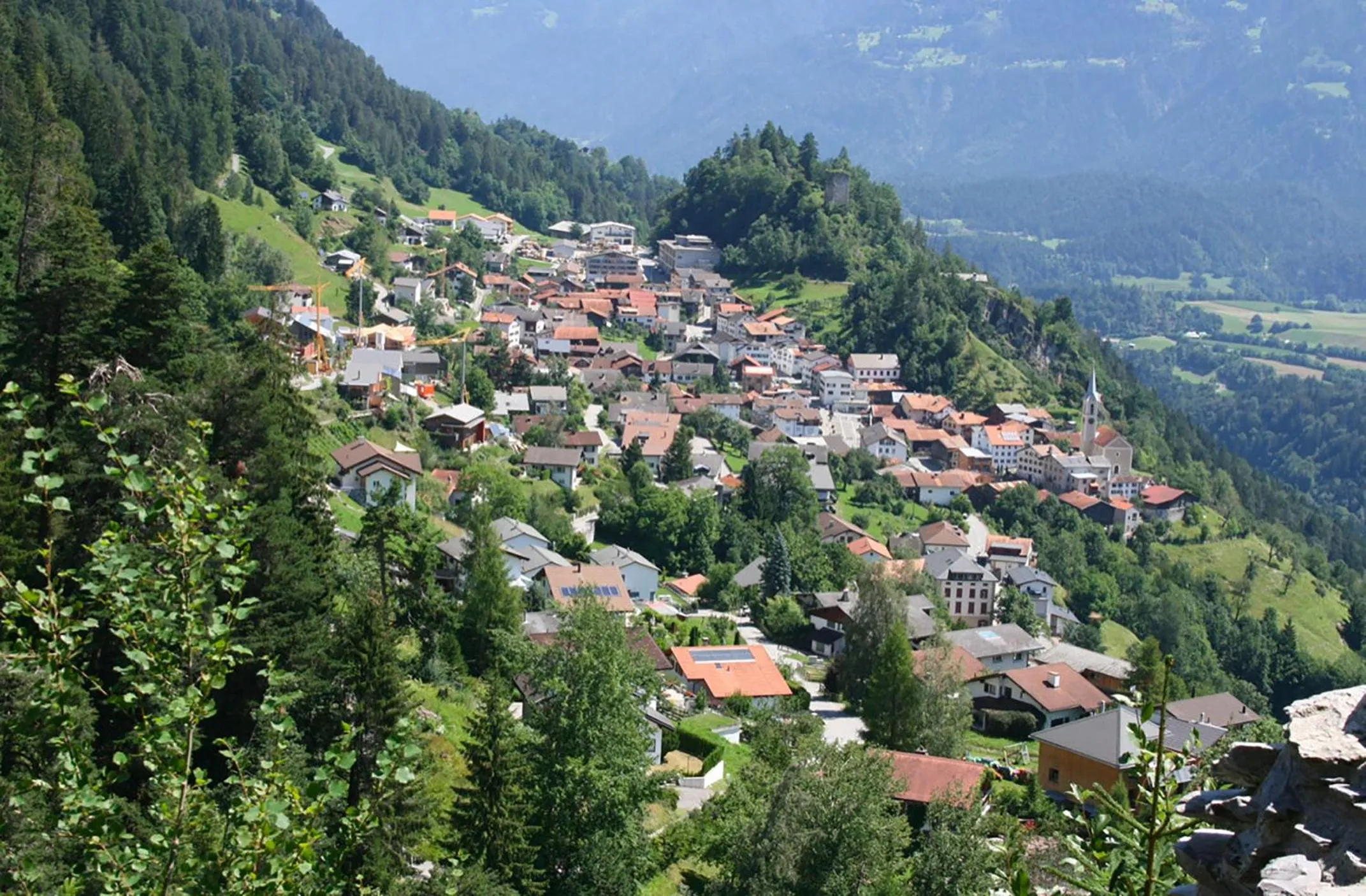 Natural landscape in Jugendherberge Trin
