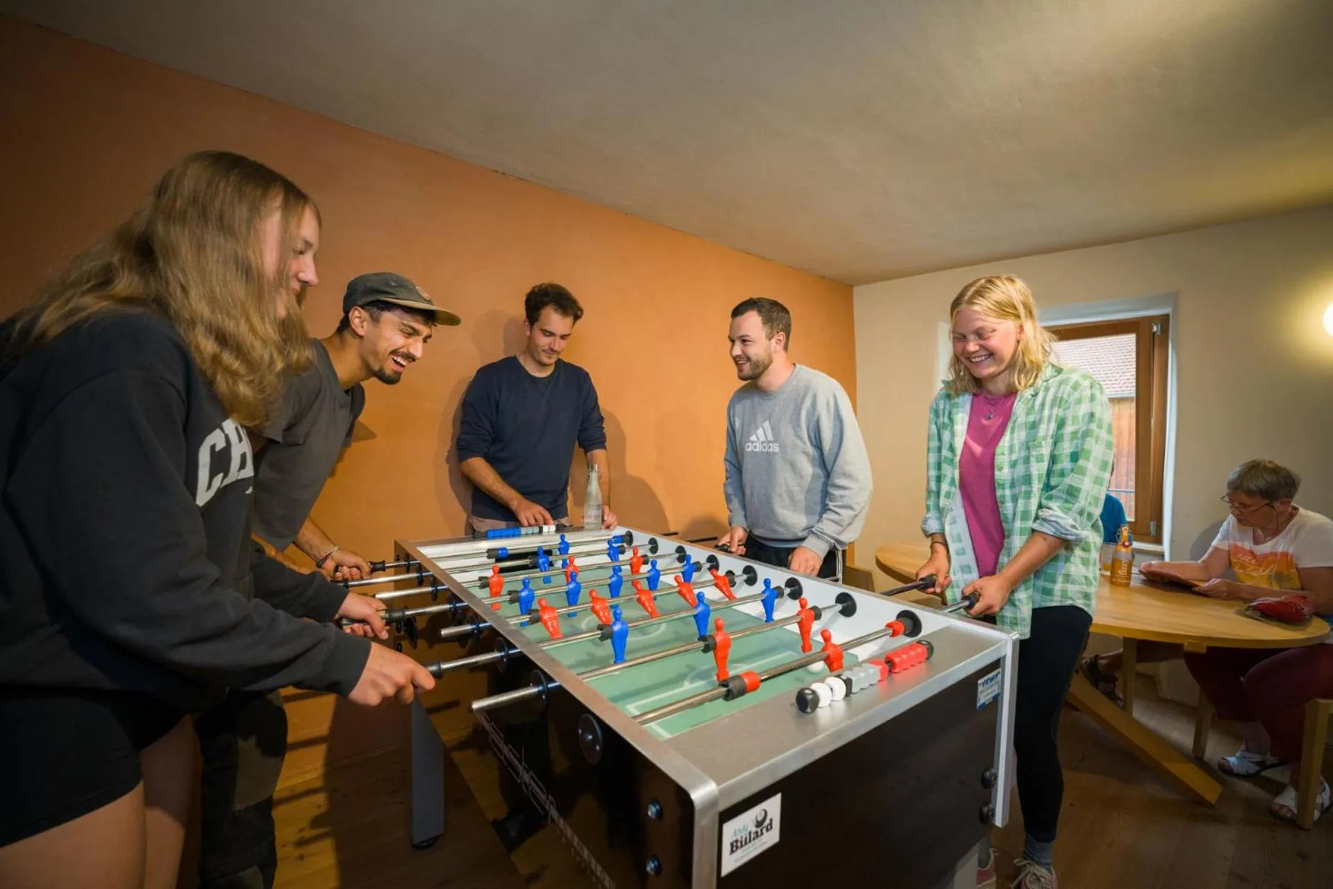 Children play ground in Jugendherberge Trin