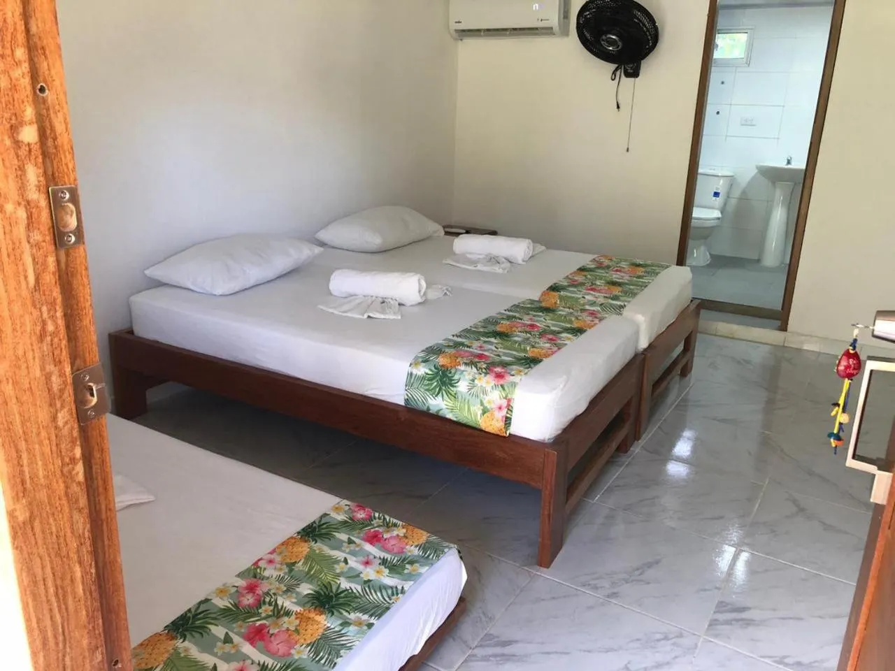 Bed in Hotel Nuquimar