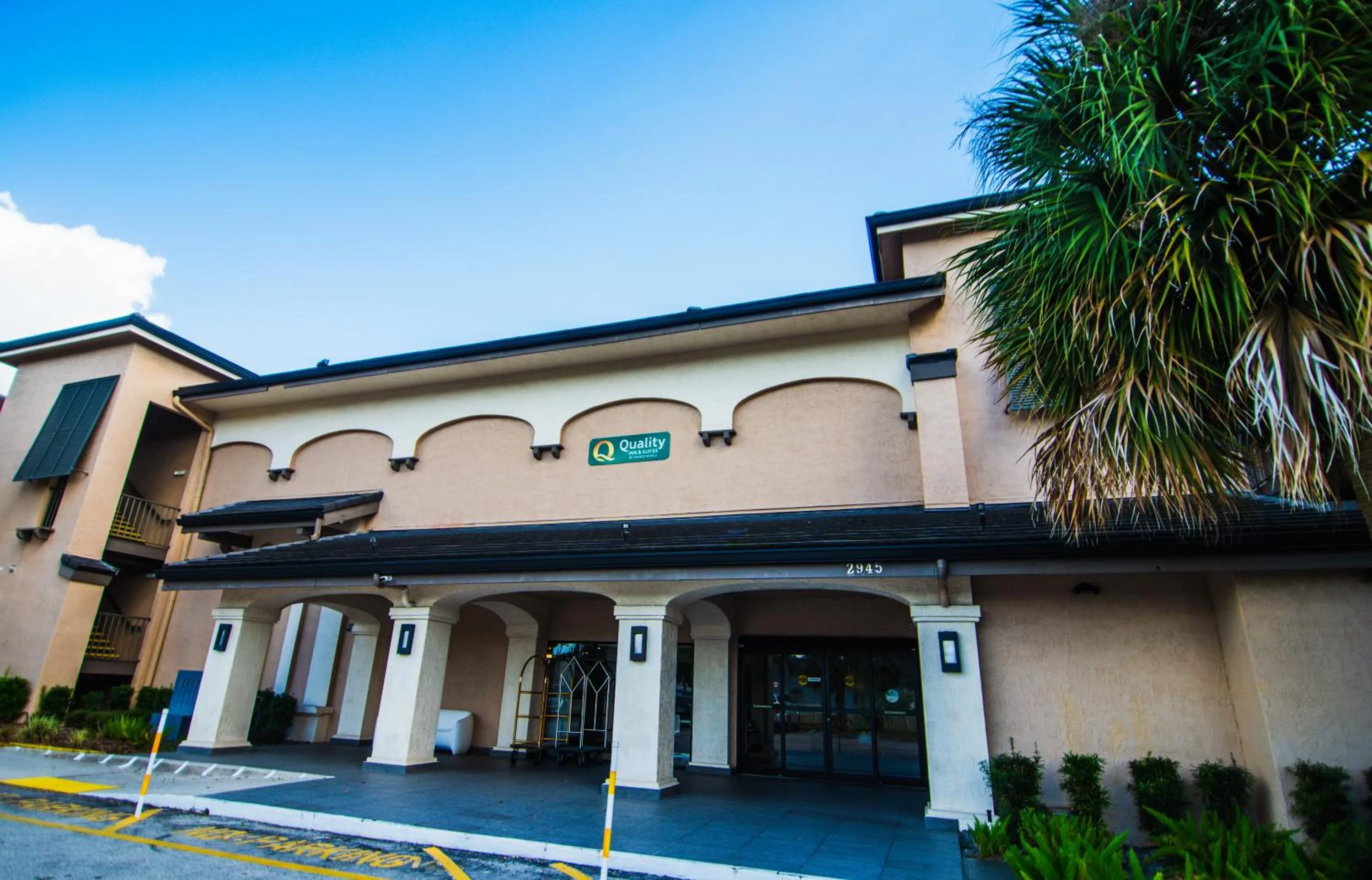 Property building in Quality Inn & Suites By the Parks