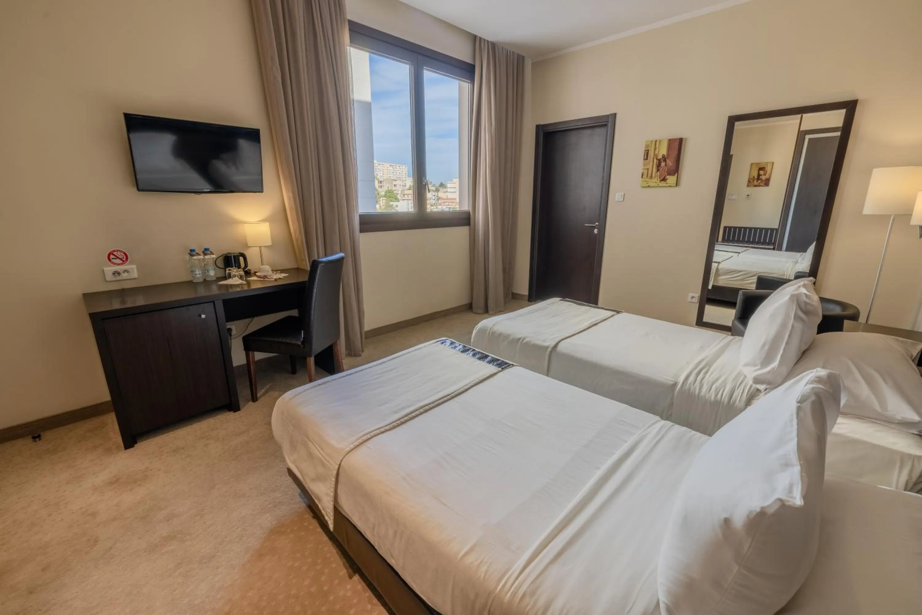 Bed in Lalla Doudja Hotel