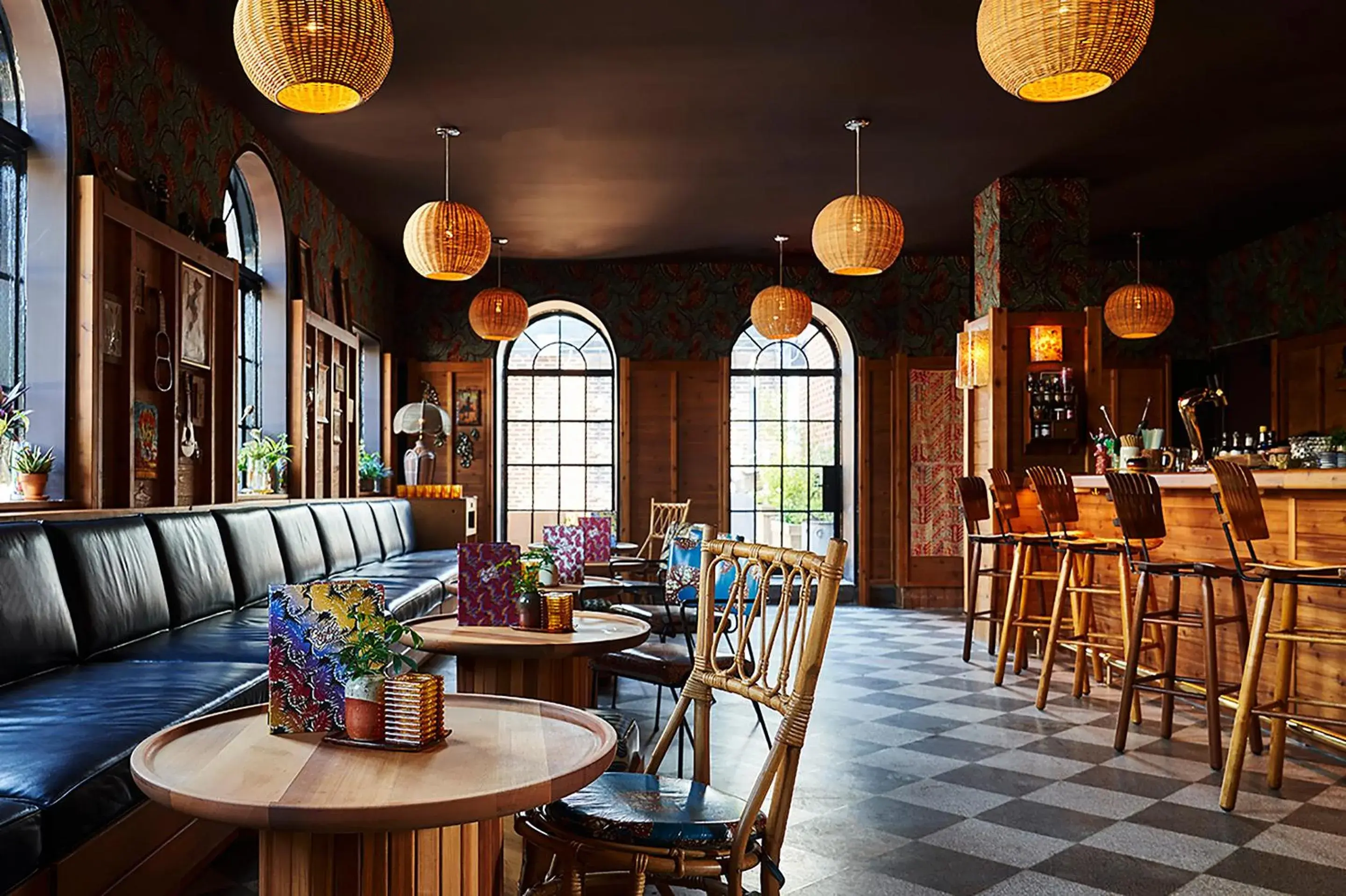 Lounge or bar in Freehand New York Lounge or bar in Freehand New York