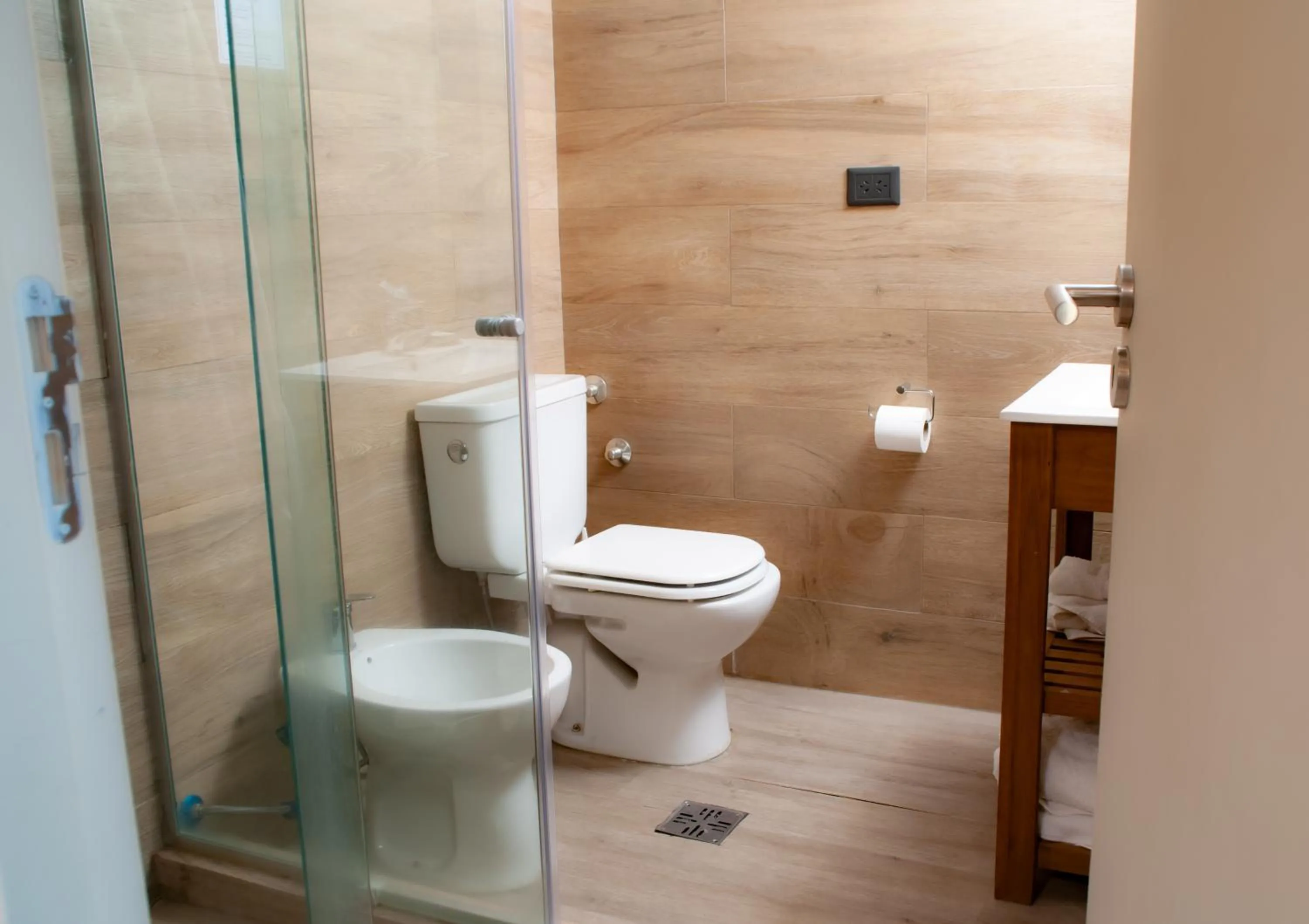 Bathroom in Las Cumbres Apart & Suites