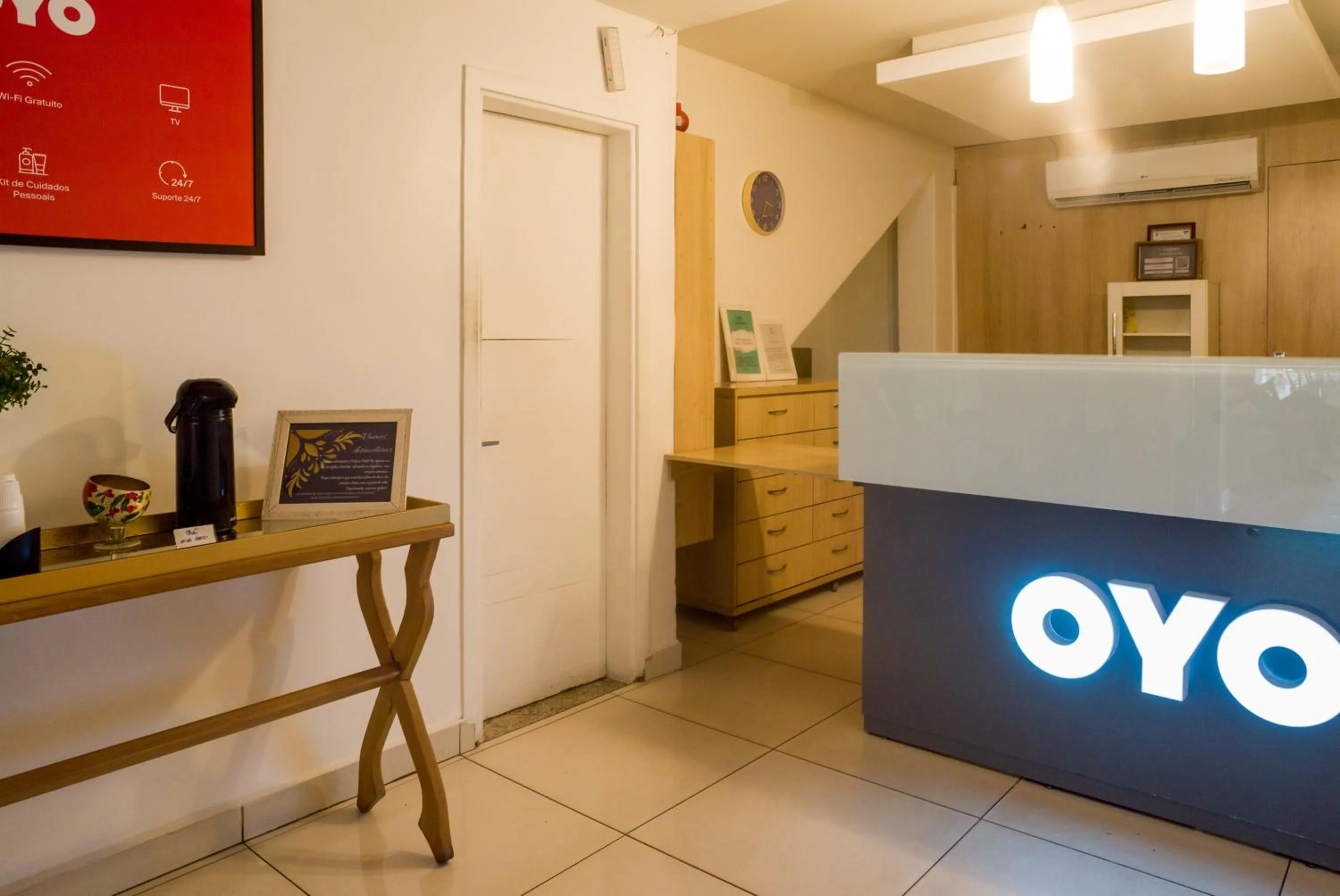 Lobby or reception in Palace Hotel Campo Grande