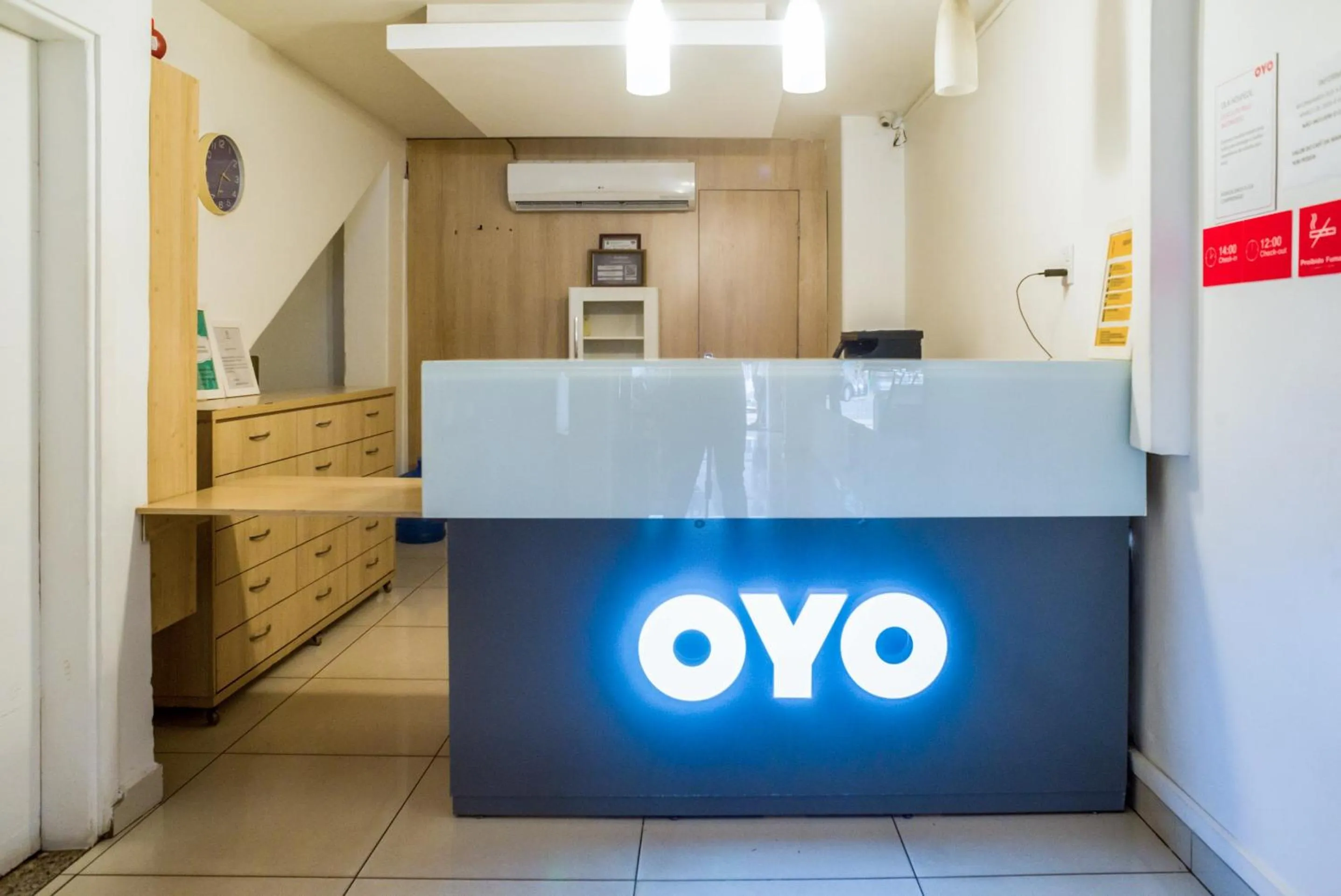 Lobby or reception in Palace Hotel Campo Grande