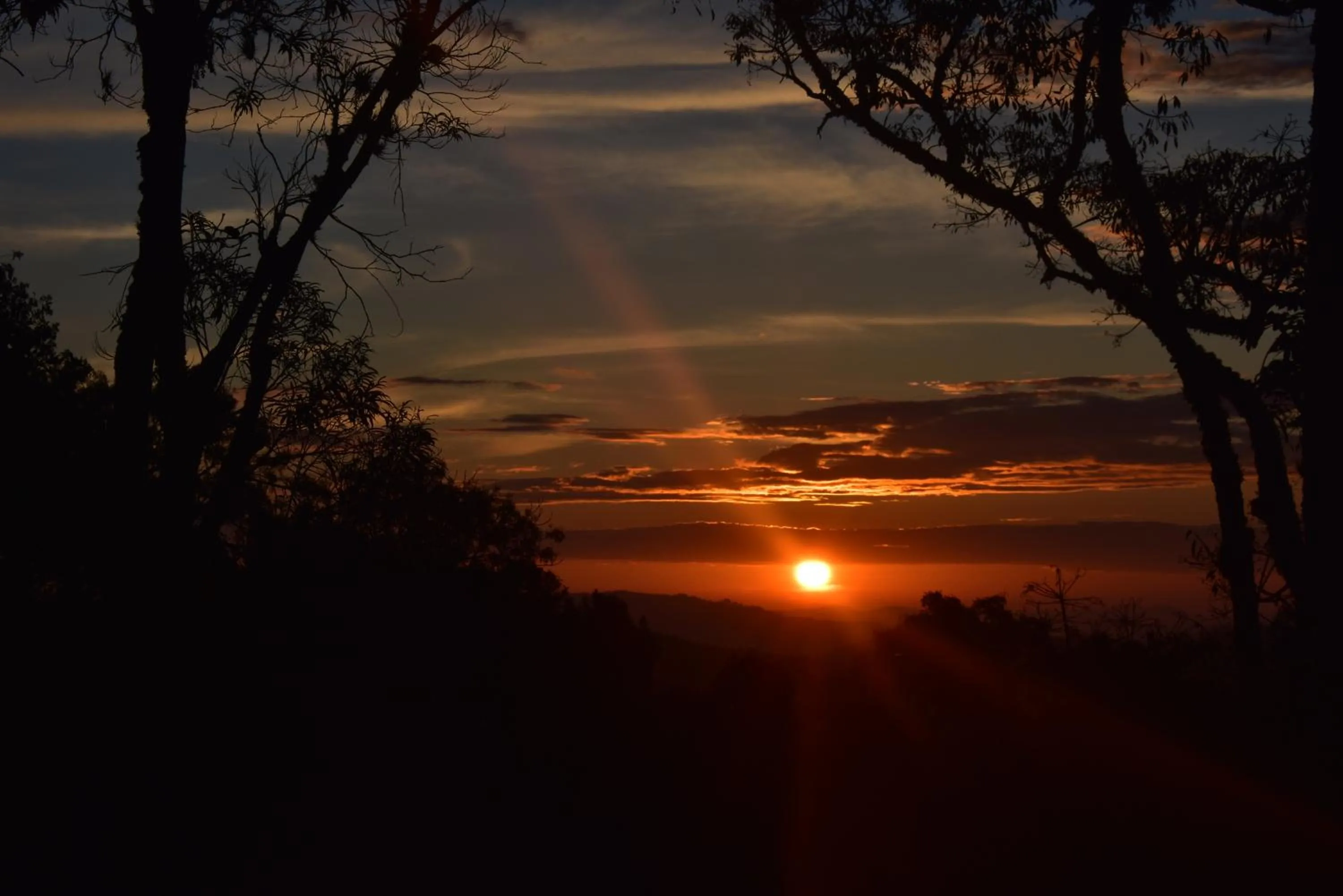 Sunset in Pousada Amanita Monte Verde