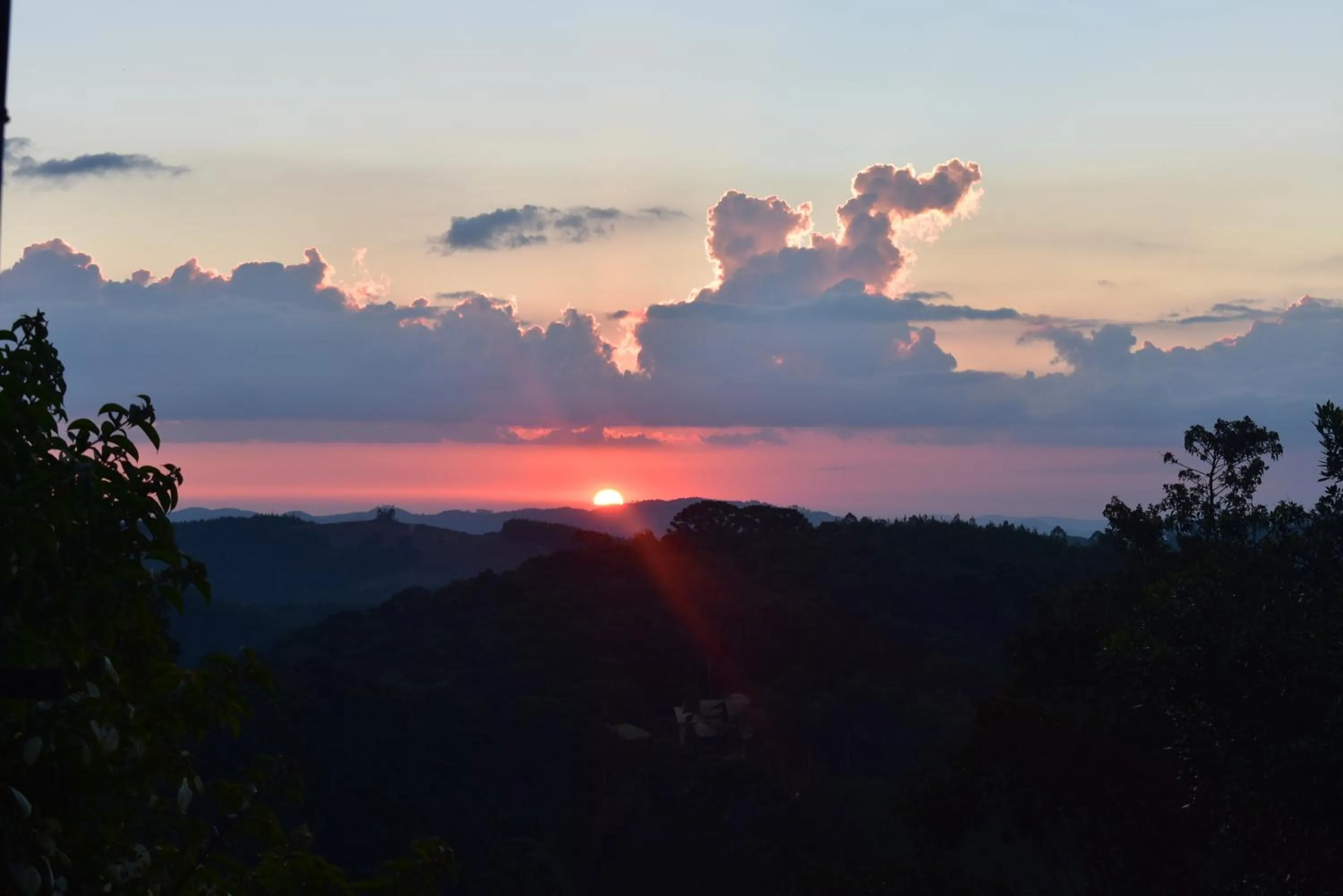 Sunset in Pousada Amanita Monte Verde