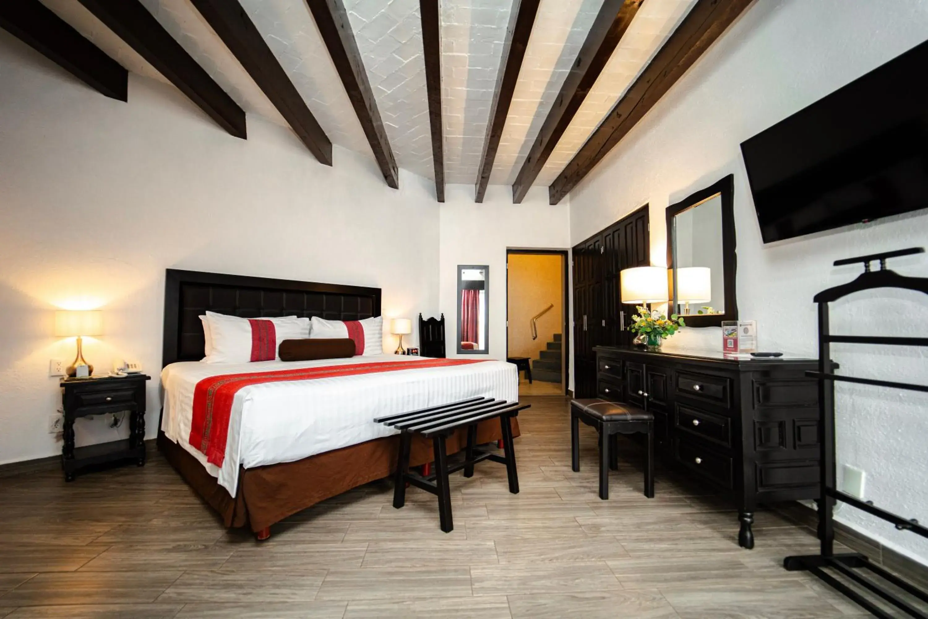 Bed in Best Western Plus Posada de Don Vasco Bed in Best Western Plus Posada de Don Vasco