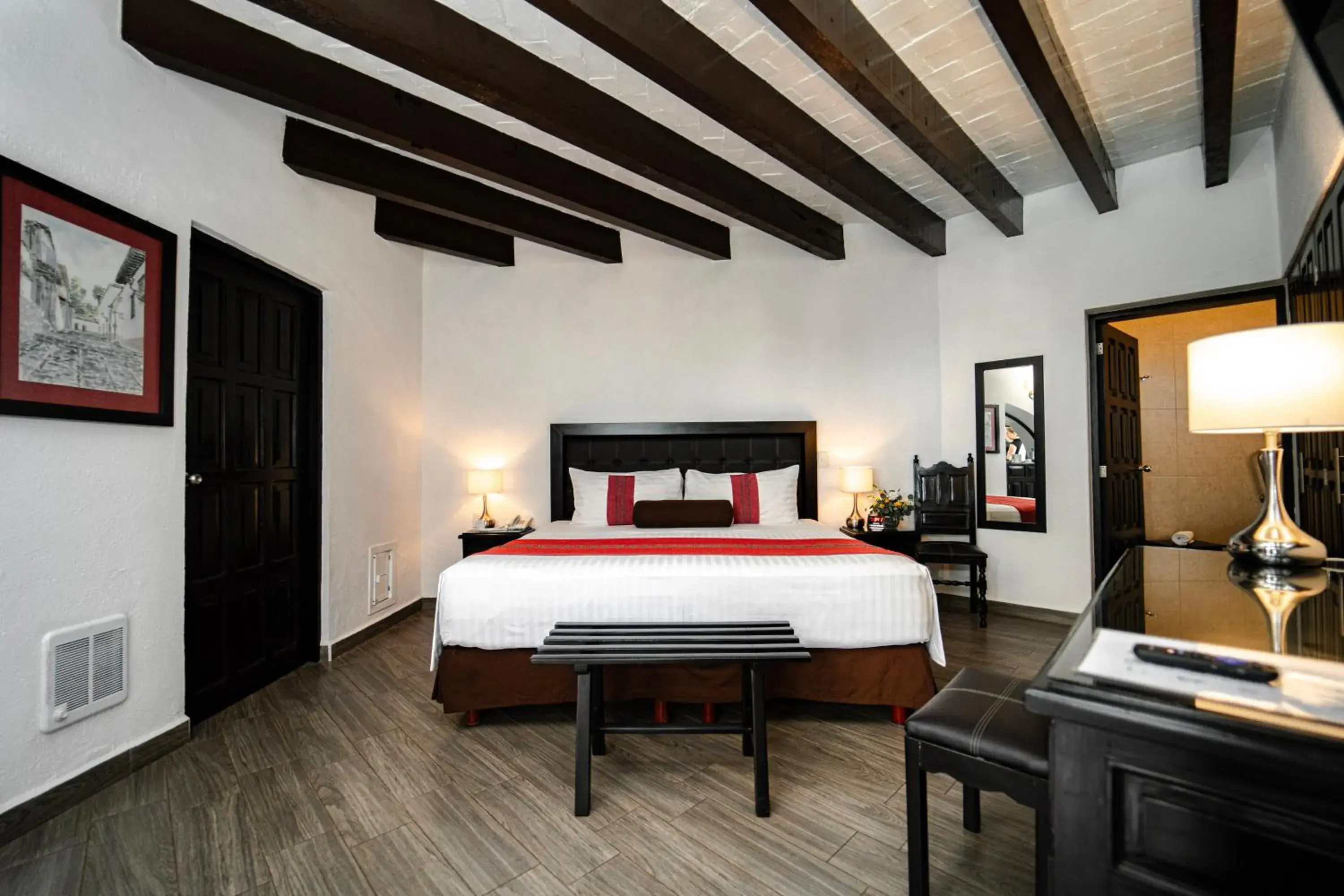 Bed in Best Western Plus Posada de Don Vasco Bed in Best Western Plus Posada de Don Vasco