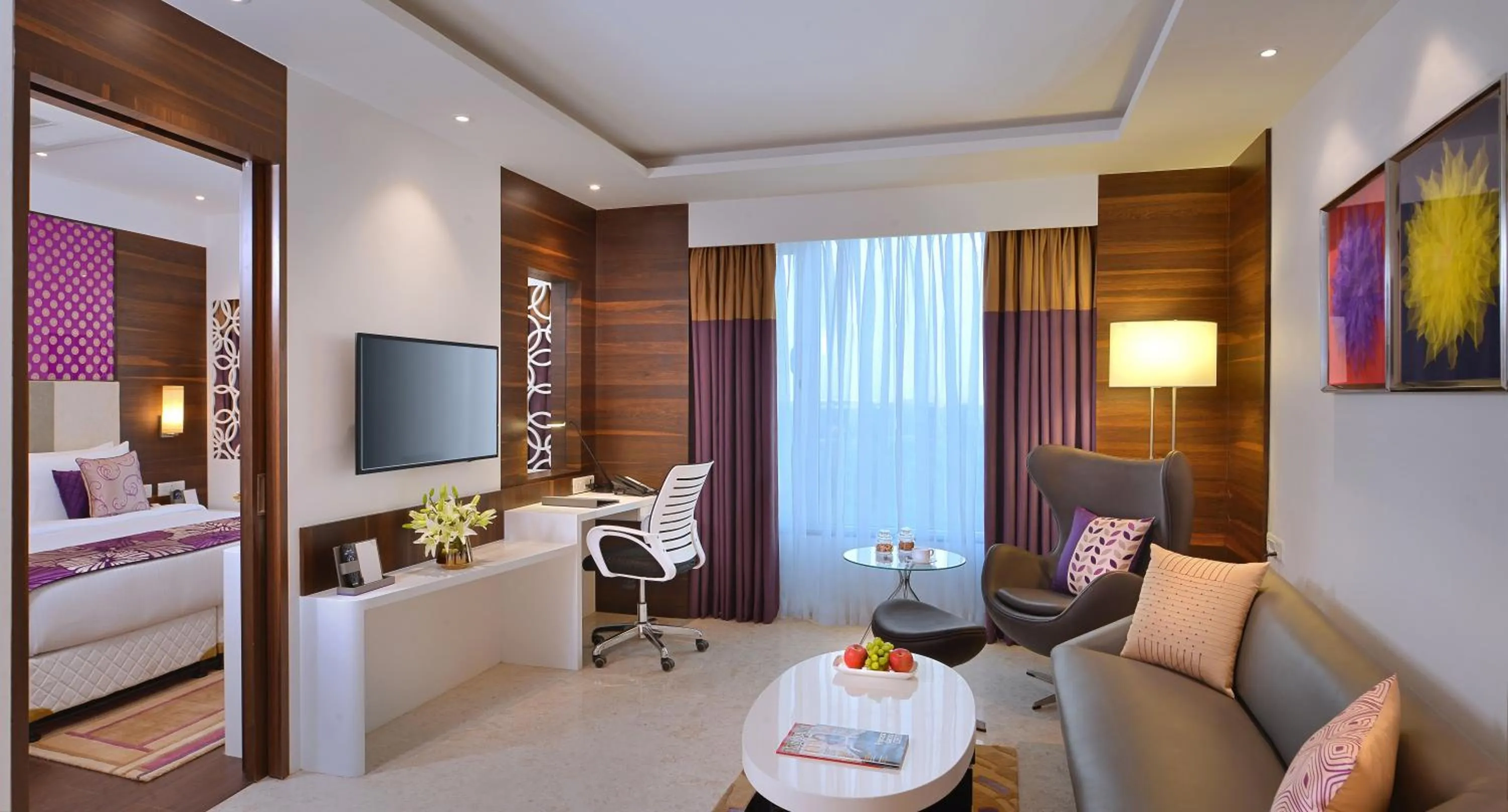 TV and multimedia, Bed in Fortune Inn Promenade, Vadodara - Member ITC Hotels' Group