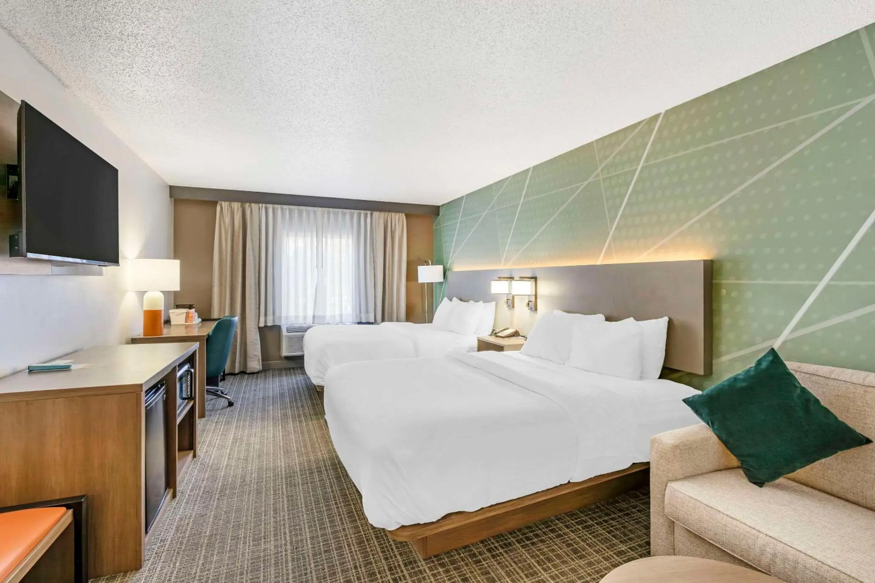 Queen Suite with Two Queen Beds - Non Smoking in Comfort Inn & Suites Louisville Airport Fair & Expo Queen Suite with Two Queen Beds - Non Smoking in Comfort Inn & Suites Louisville Airport Fair & Expo
