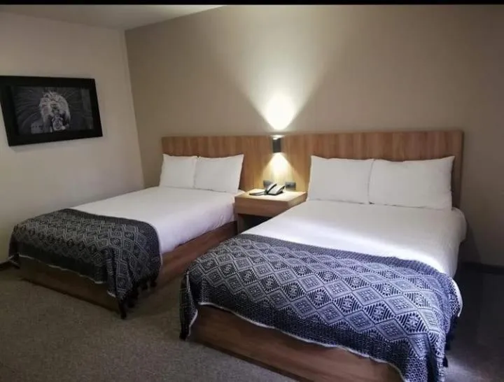Bed in Hotel San Francisco Tlaxcala