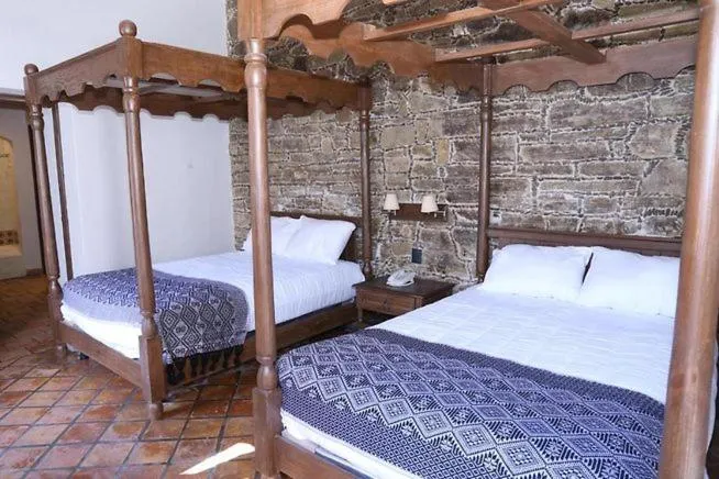 Bed in Hotel San Francisco Tlaxcala