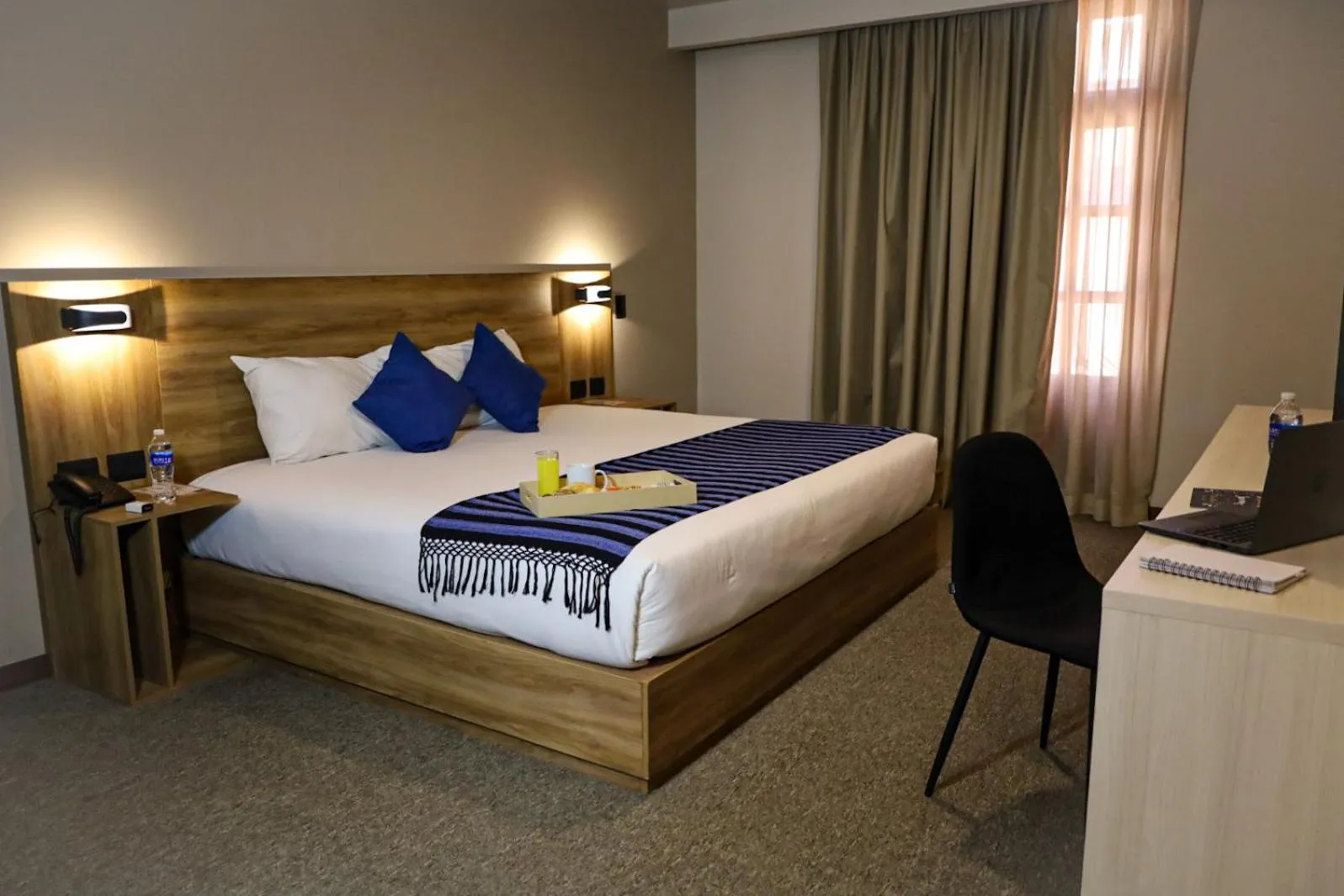 Bed in Hotel San Francisco Tlaxcala