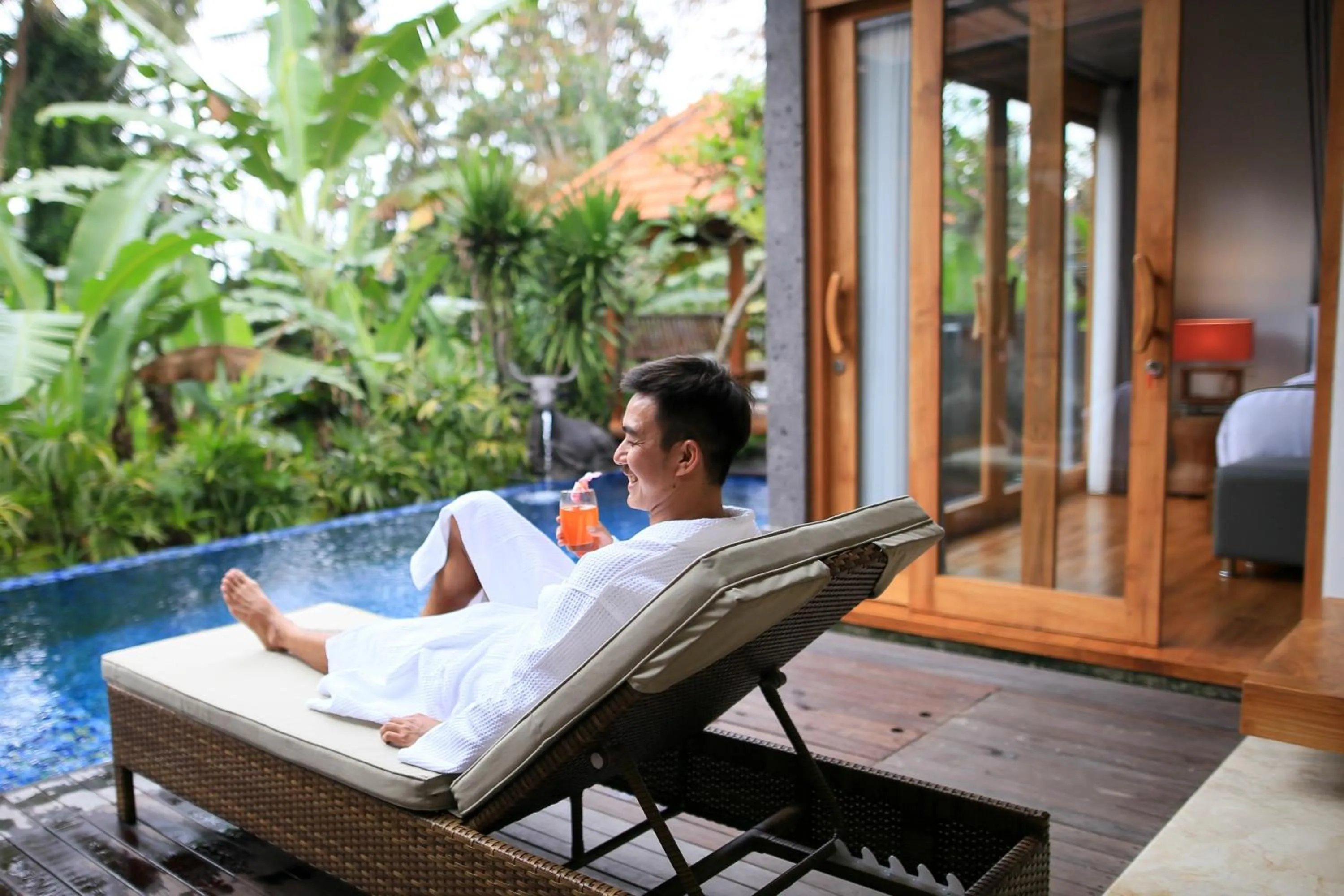 Guests in Ume Sri Villas Ubud