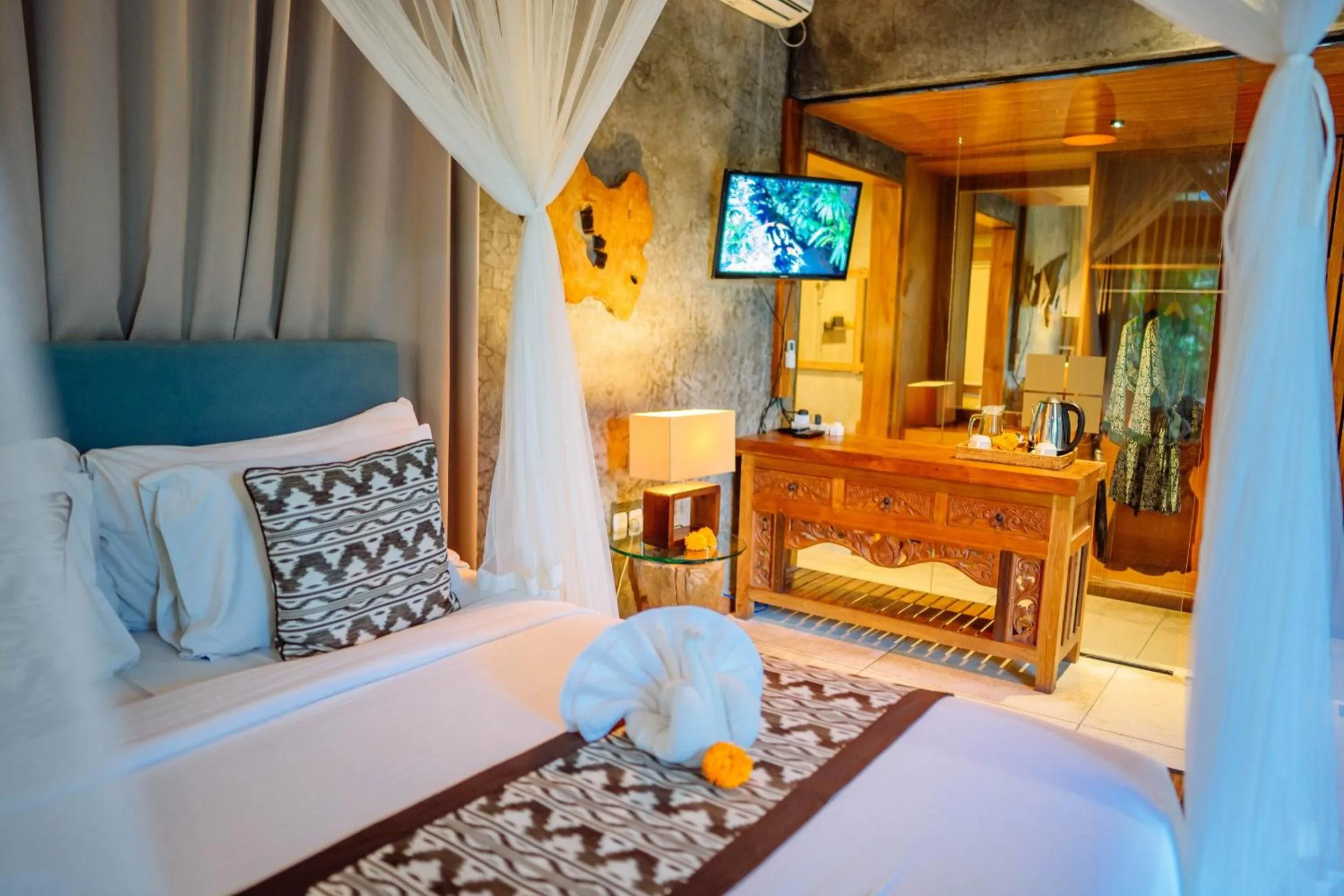 Bedroom, Bed in Ume Sri Villas Ubud