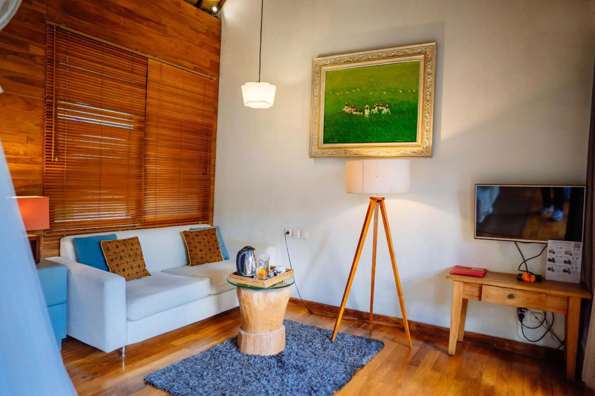 Living room in Ume Sri Villas Ubud