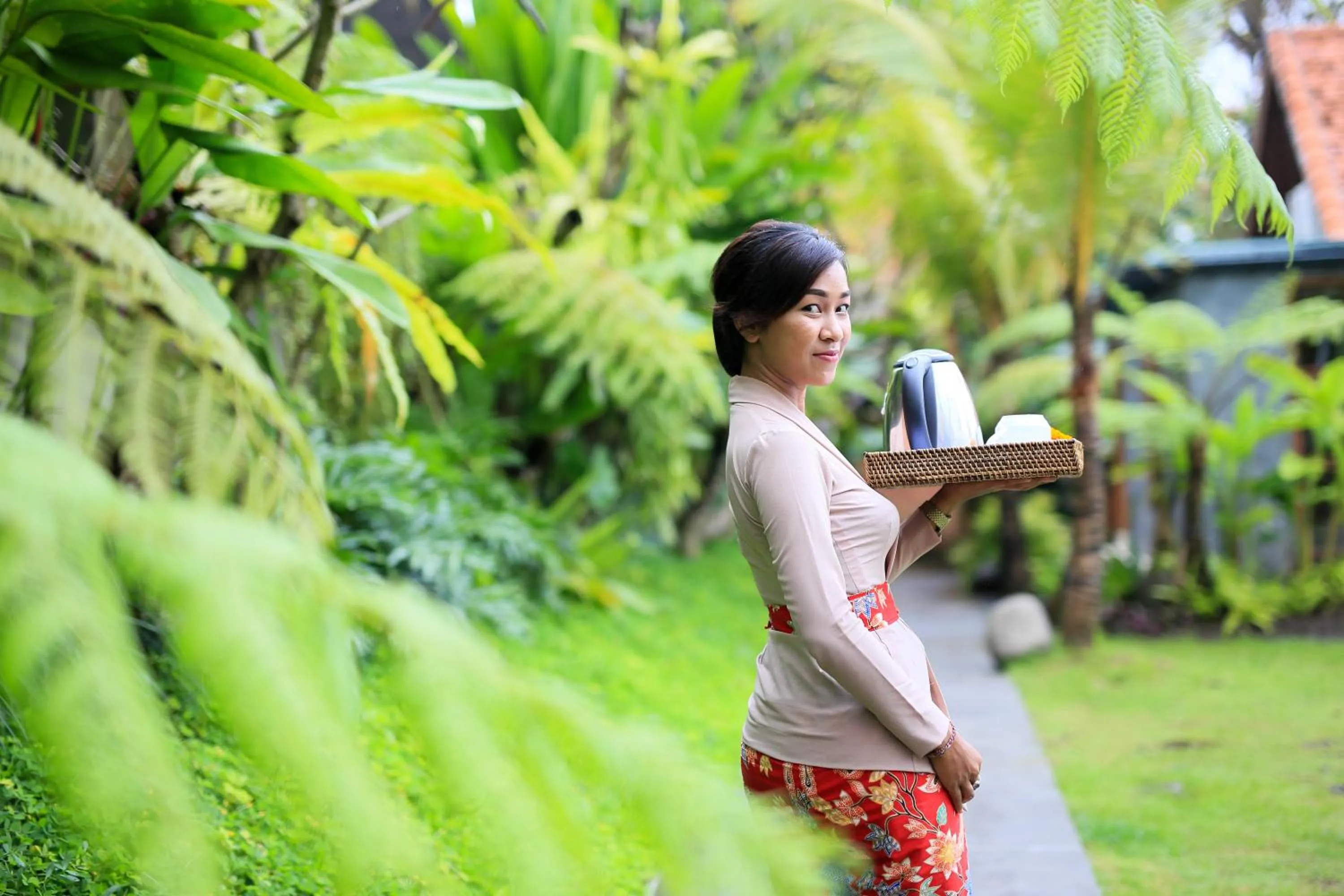 Staff in Ume Sri Villas Ubud