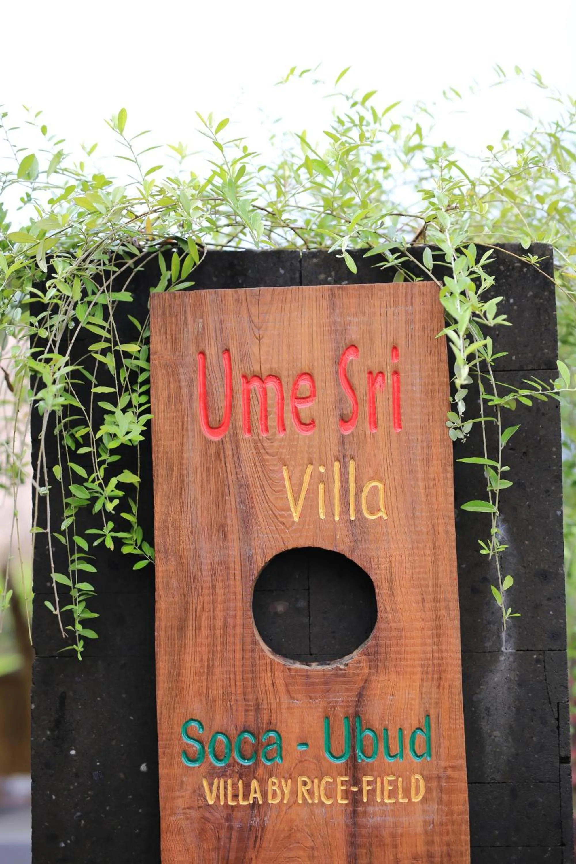 Property logo or sign in Ume Sri Villas Ubud