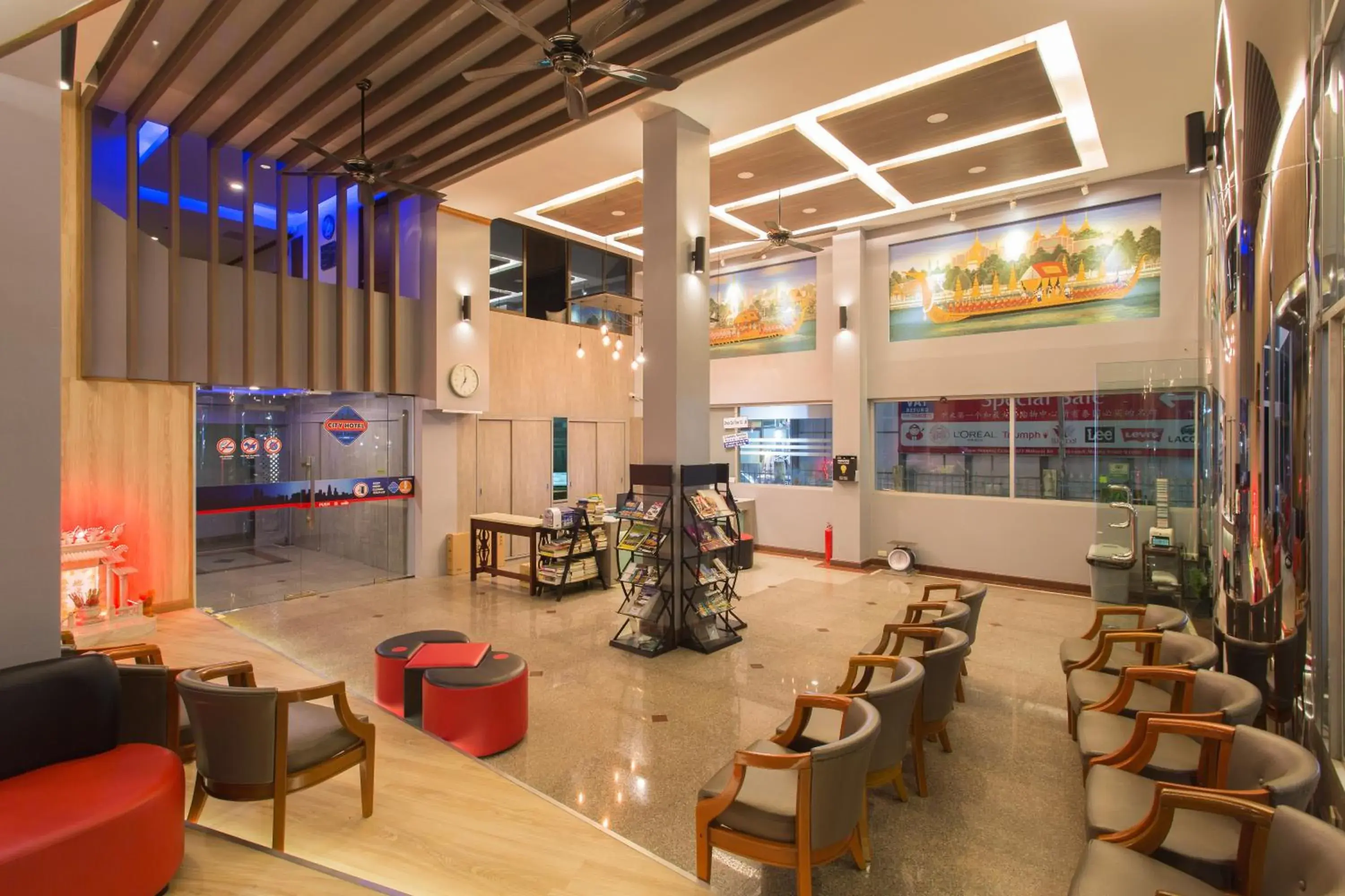 Lobby or reception in City Hotel Krabi Lobby or reception in City Hotel Krabi