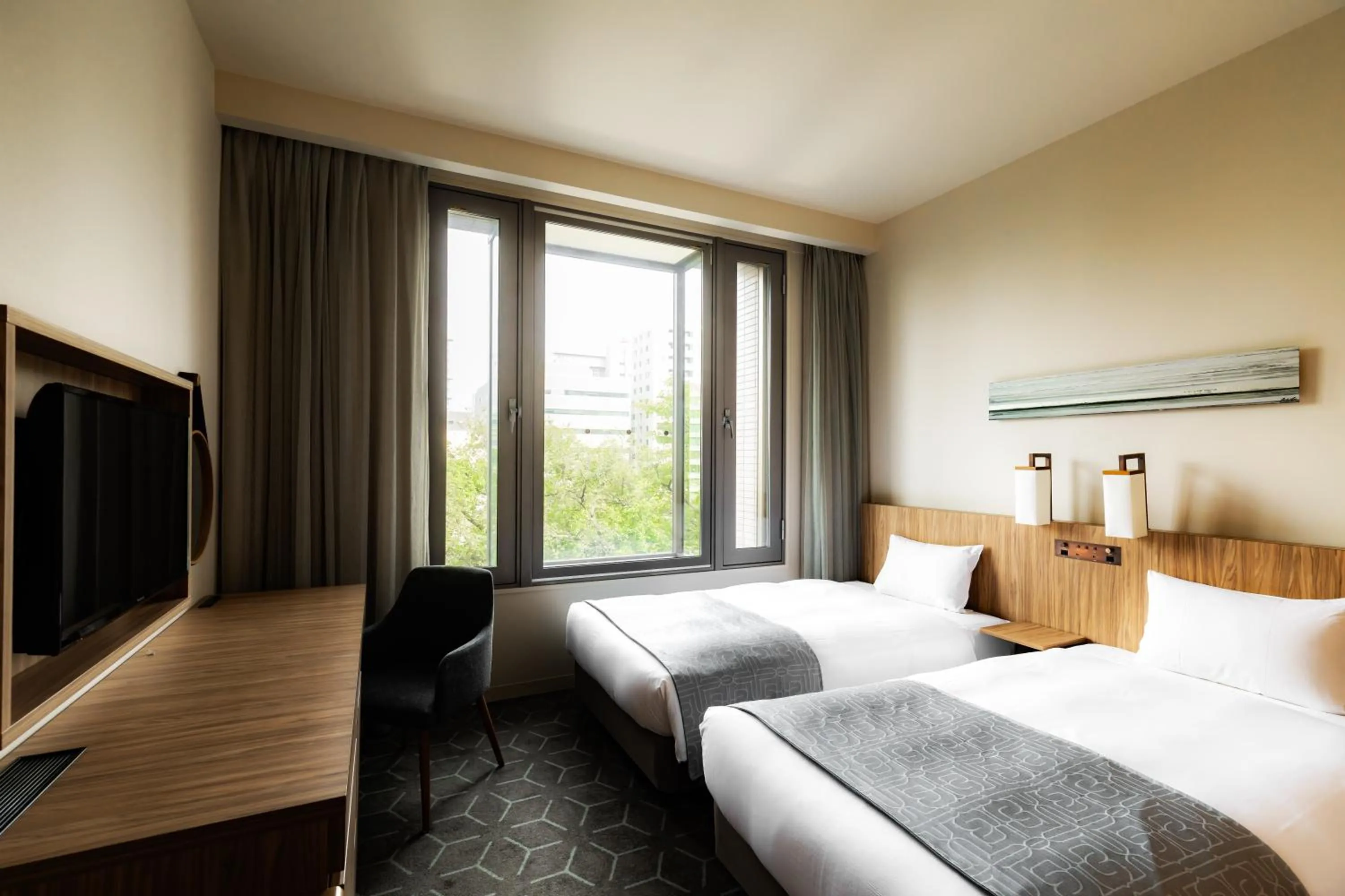 Bed in Sapporo View Hotel Odori Park