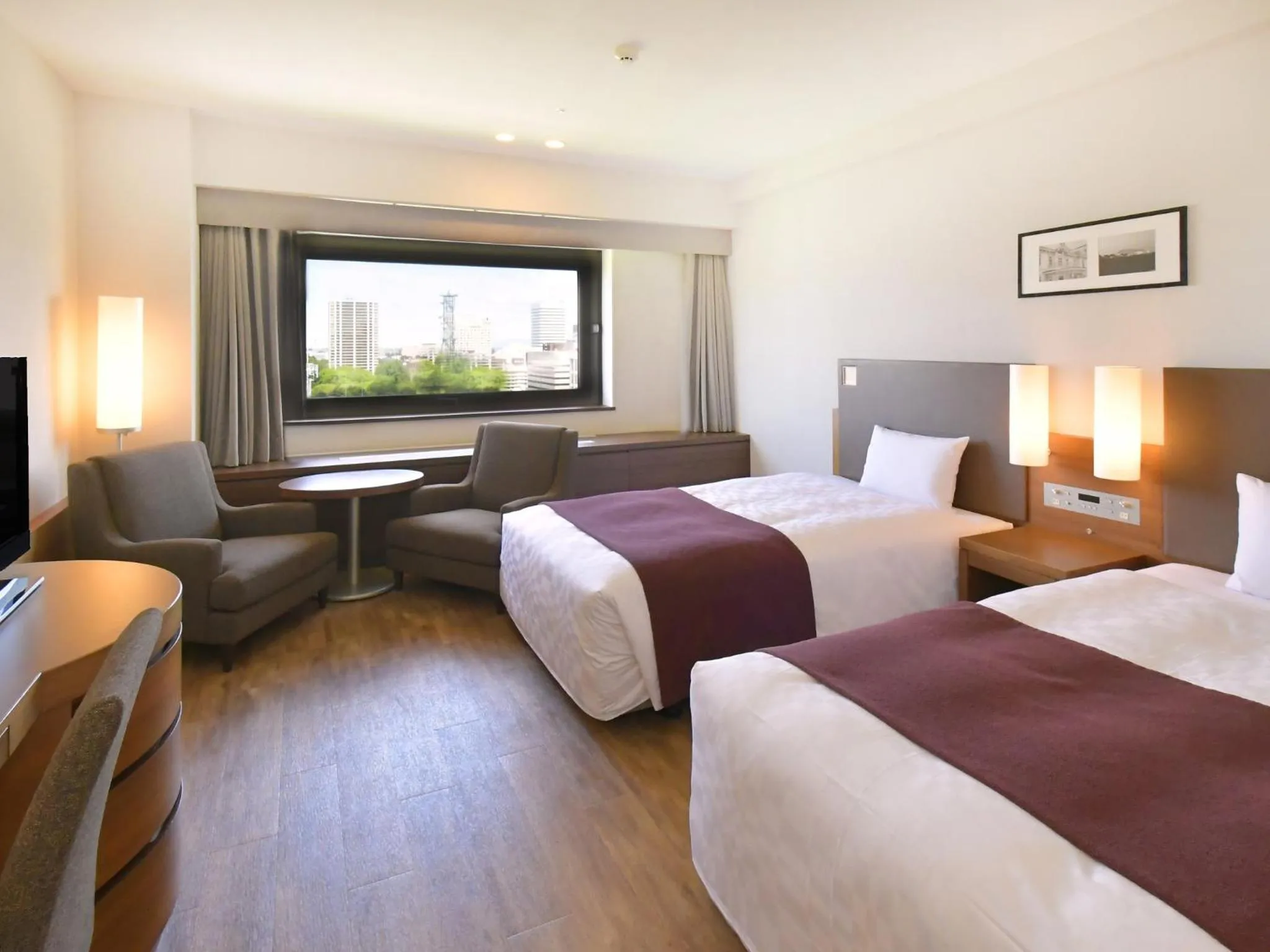 Bed in Sapporo View Hotel Odori Park