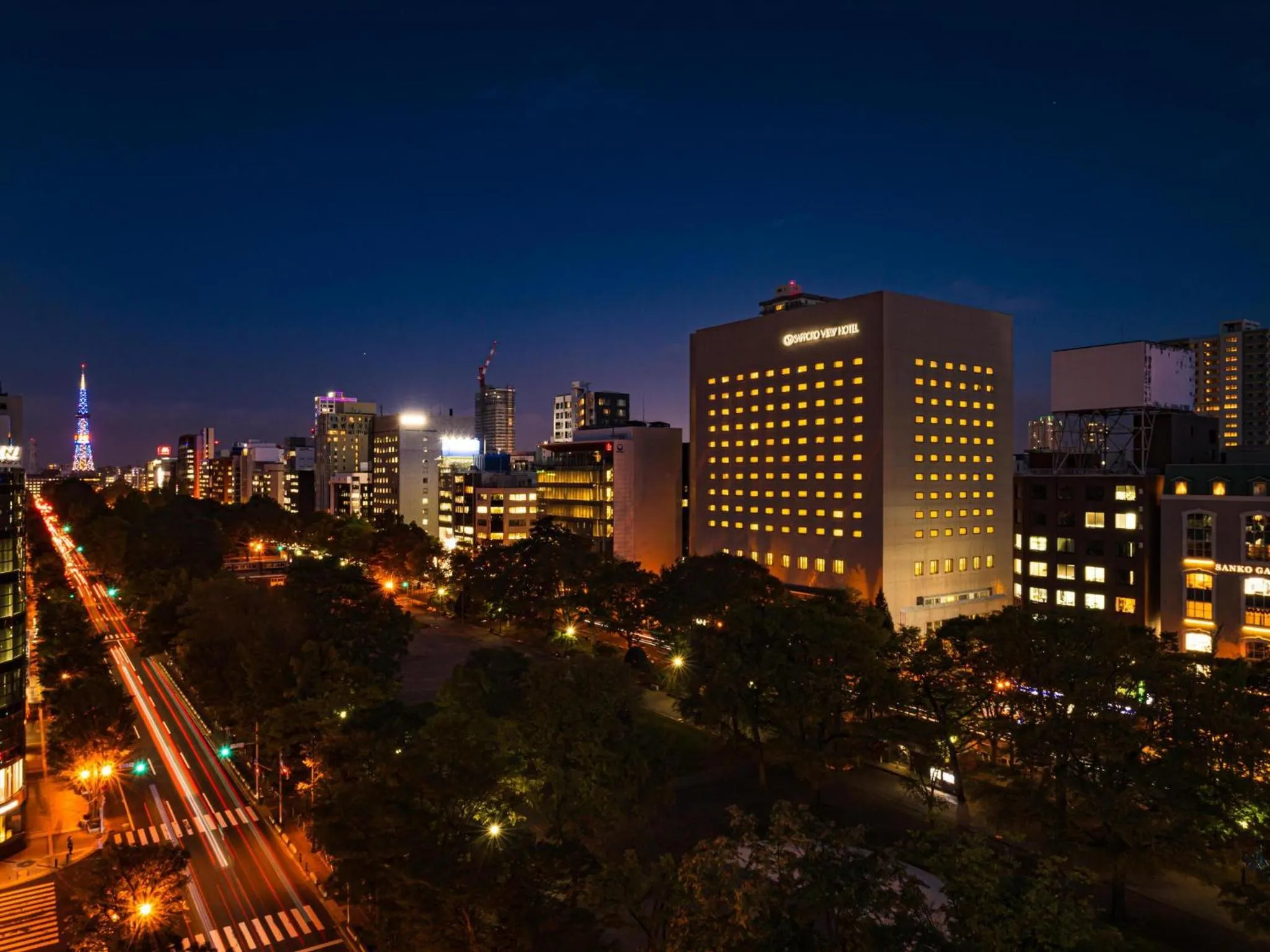 Property building in Sapporo View Hotel Odori Park