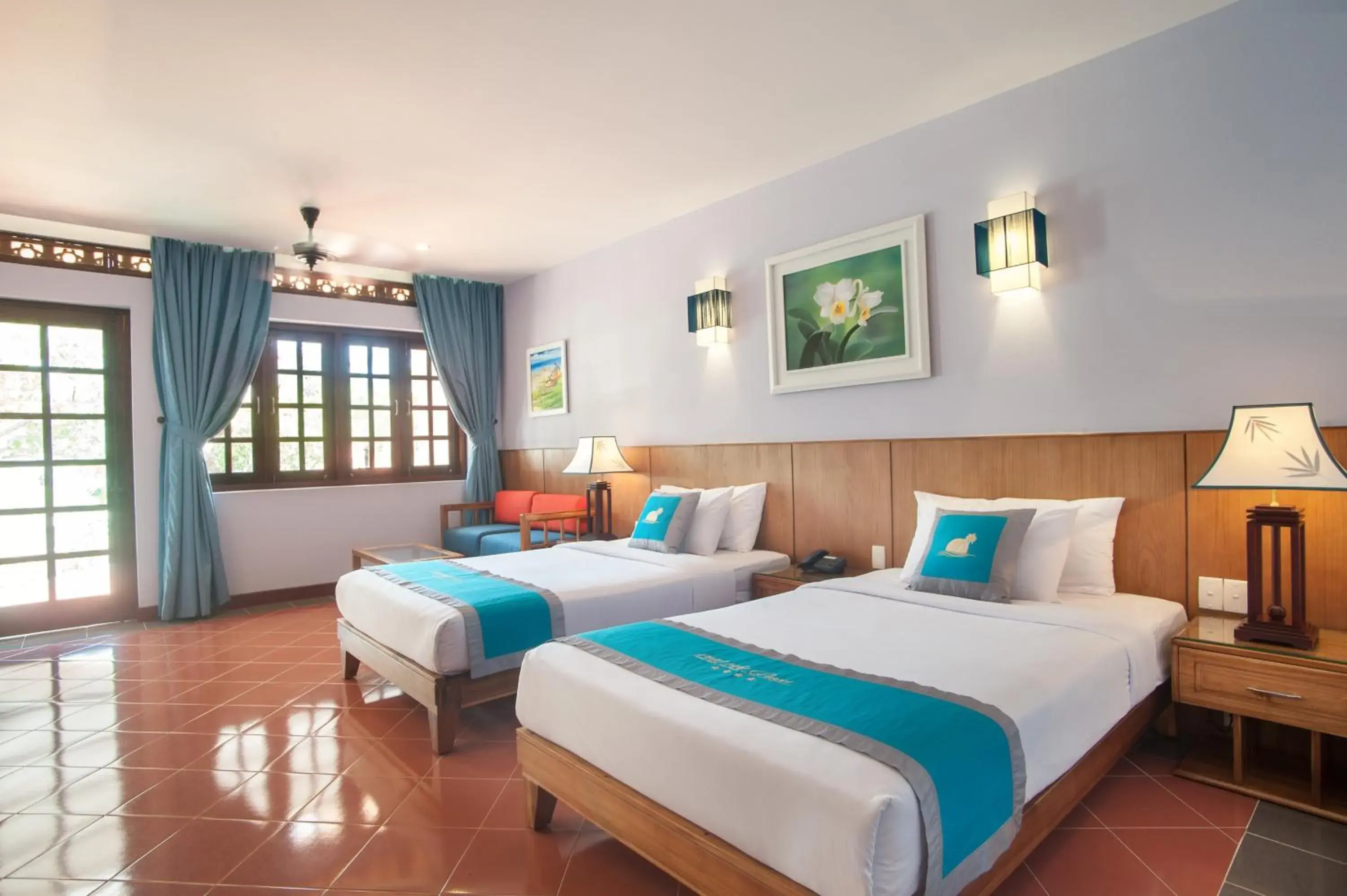 Bed in Phu Hai Beach Resort & Spa Phan Thiet Bed in Phu Hai Beach Resort & Spa Phan Thiet