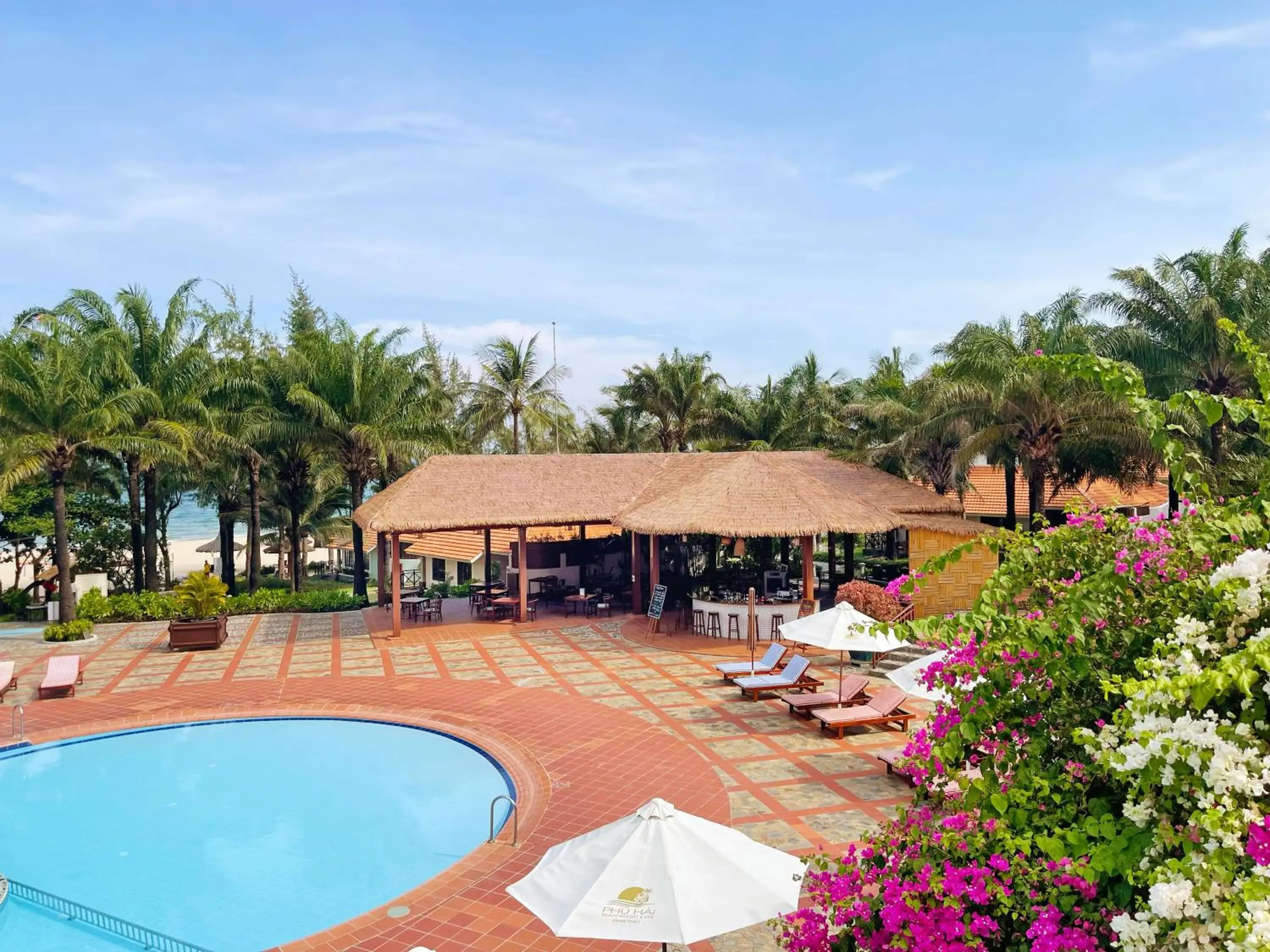 Pool view in Phu Hai Beach Resort & Spa Phan Thiet Pool view in Phu Hai Beach Resort & Spa Phan Thiet
