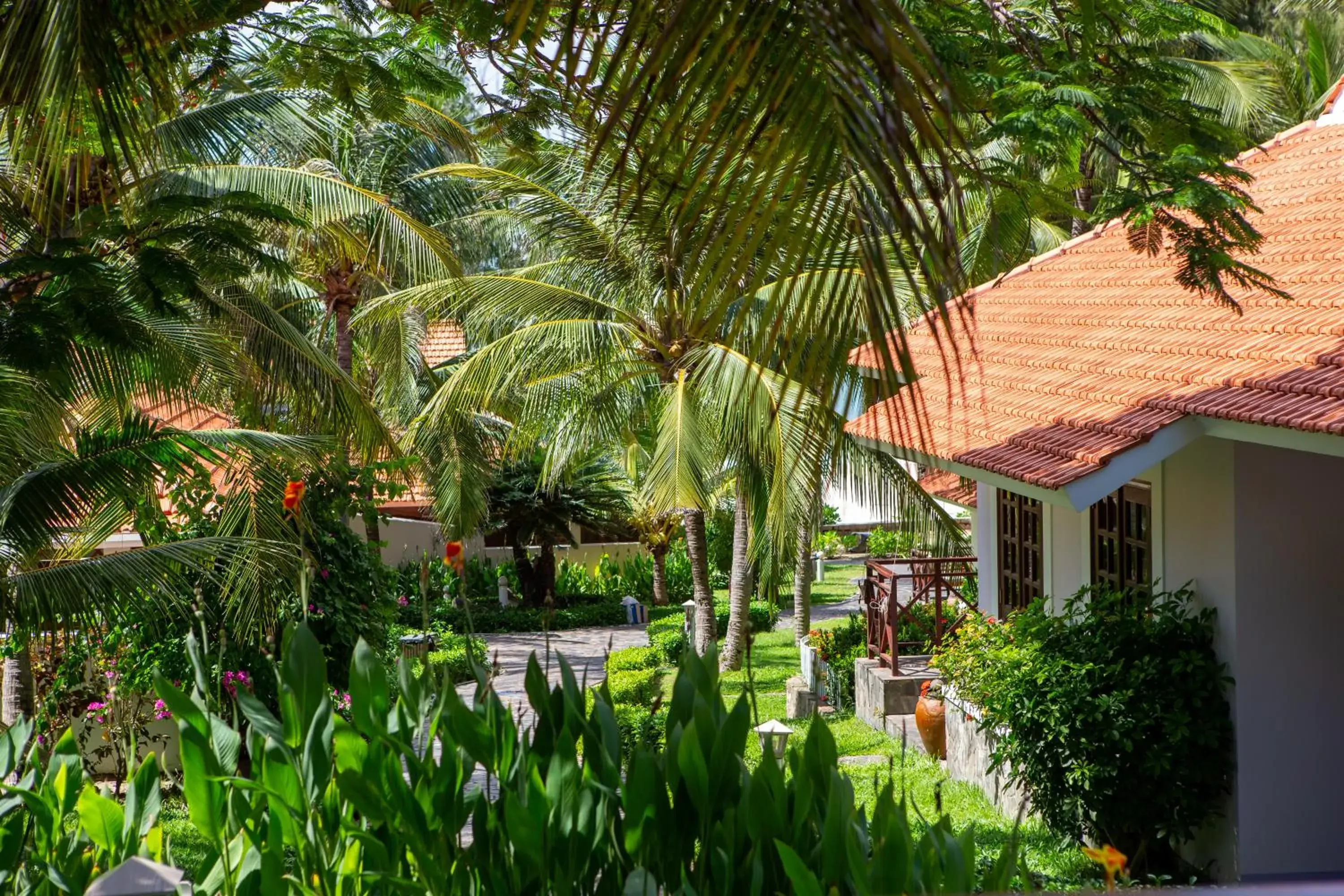 Garden view in Phu Hai Beach Resort & Spa Phan Thiet Garden view in Phu Hai Beach Resort & Spa Phan Thiet