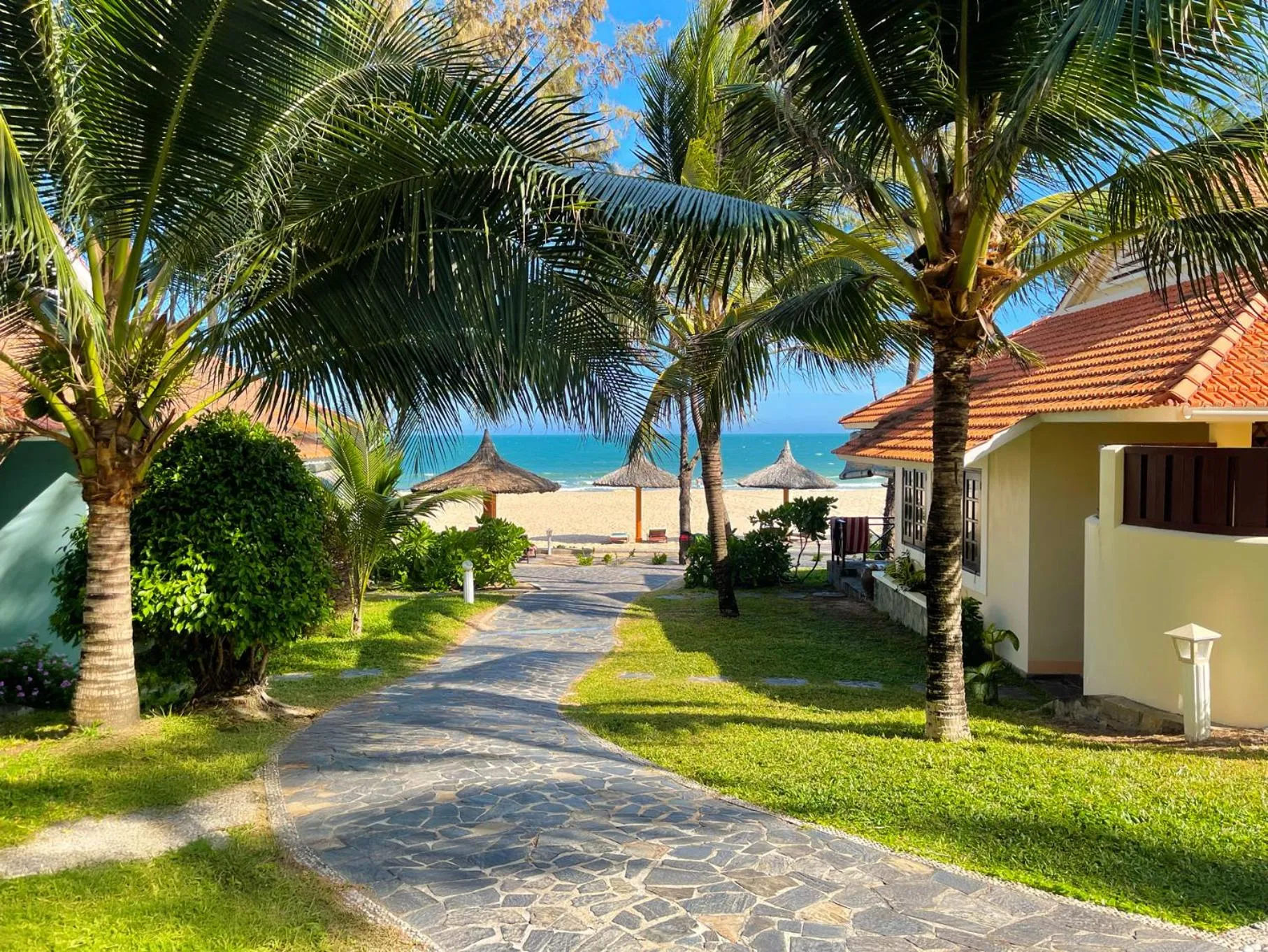 Garden view in Phu Hai Beach Resort & Spa Phan Thiet