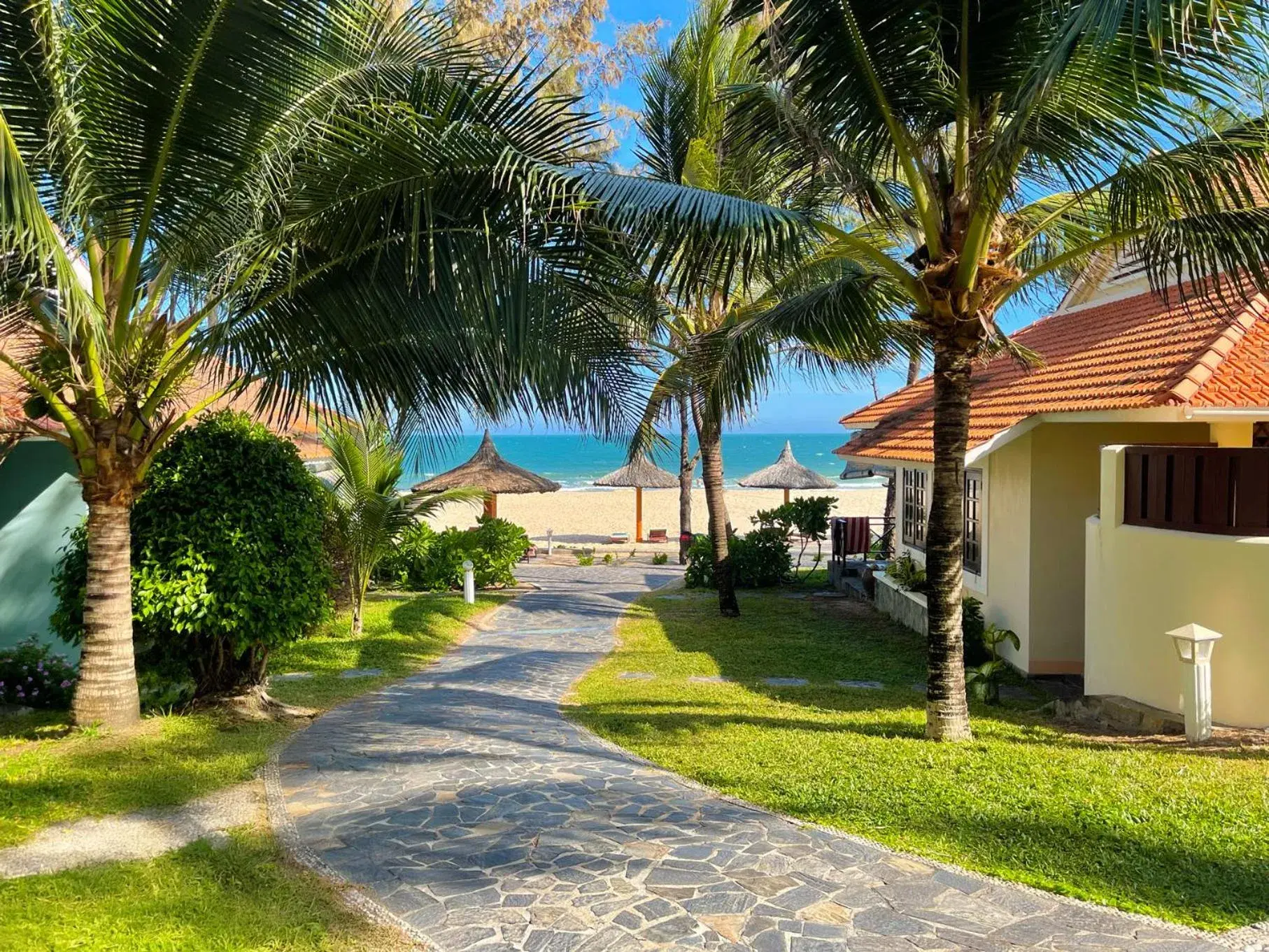 Garden view in Phu Hai Beach Resort & Spa Phan Thiet Garden view in Phu Hai Beach Resort & Spa Phan Thiet