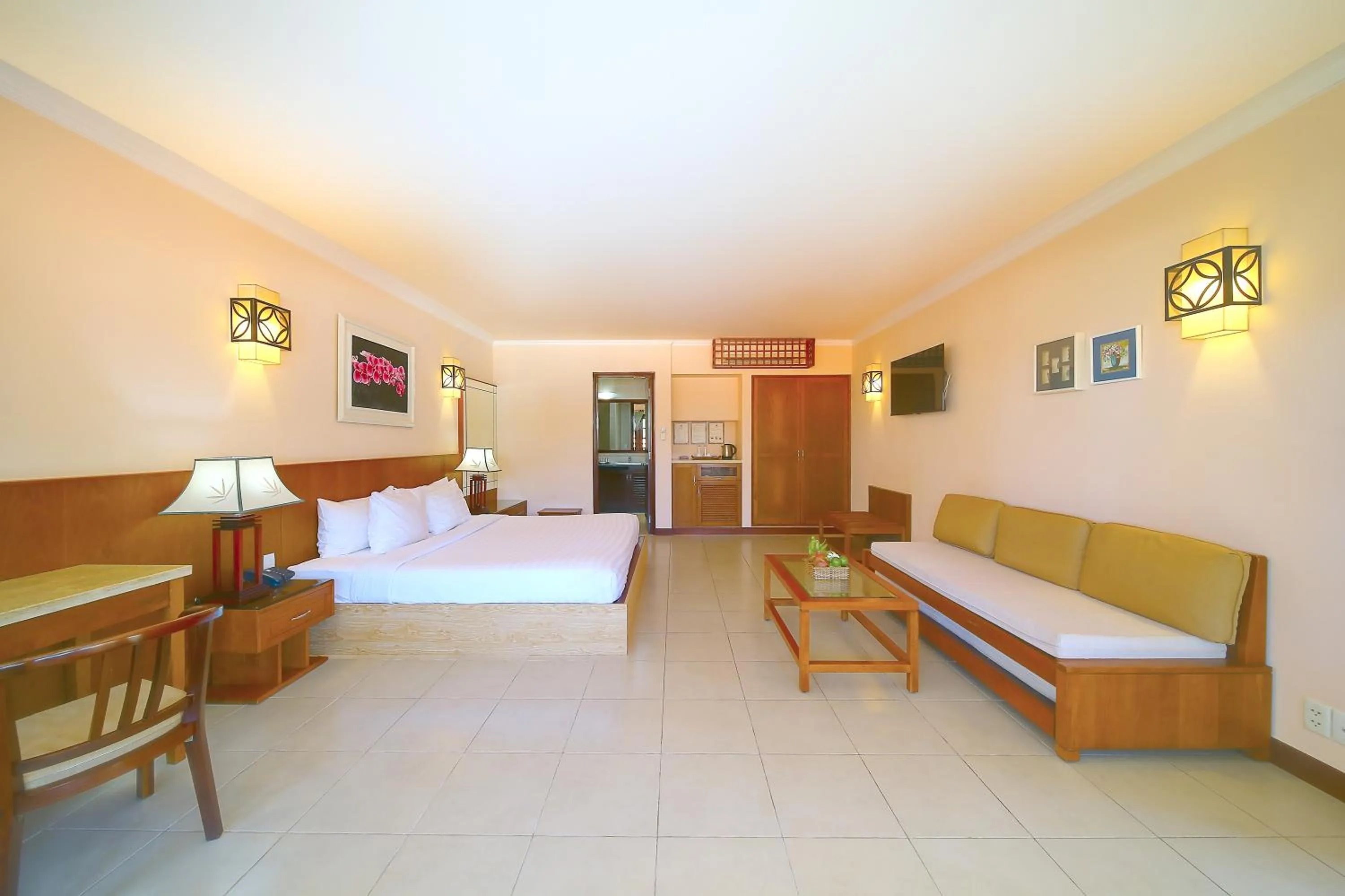 Bed in Phu Hai Beach Resort & Spa Phan Thiet