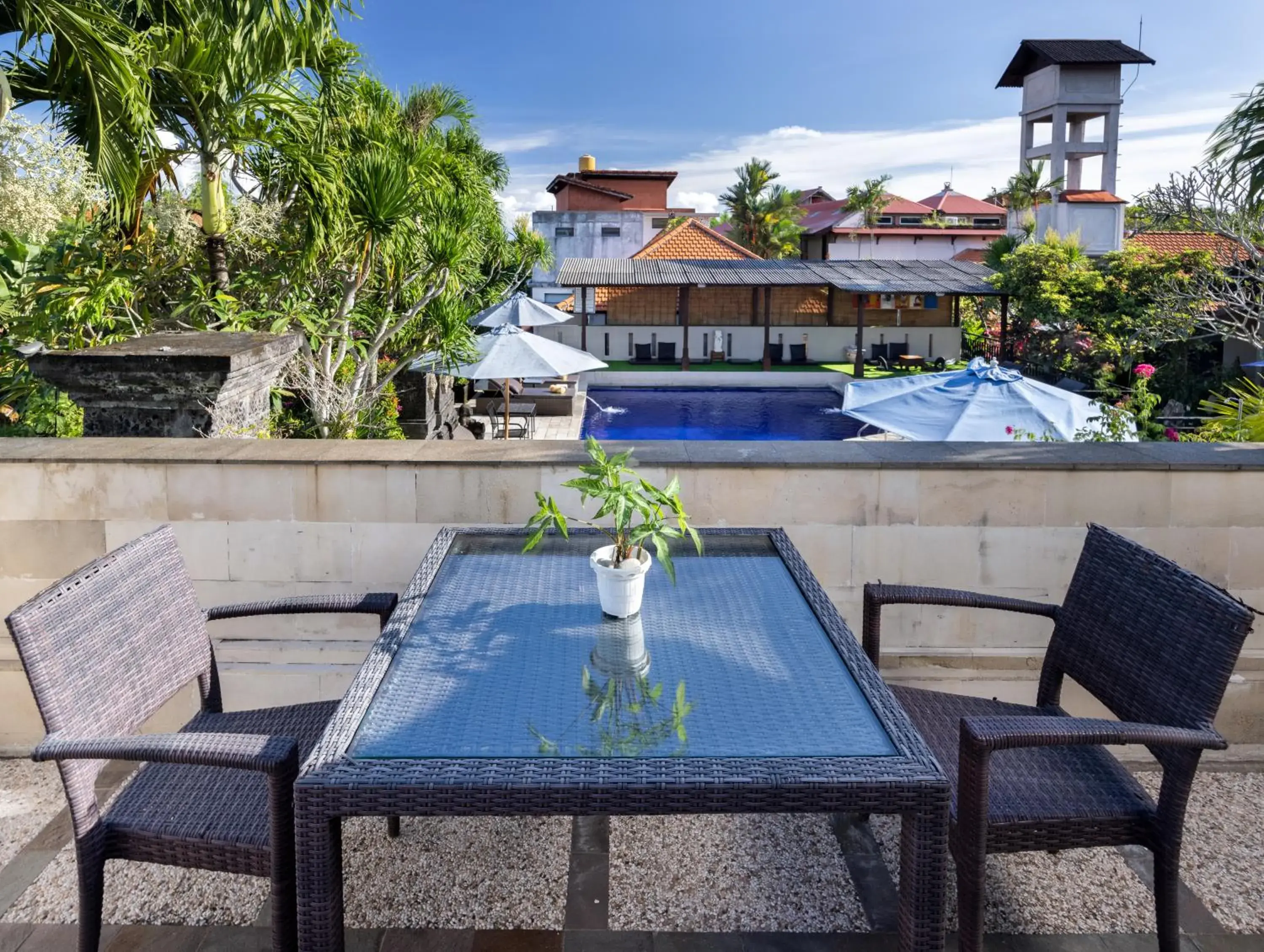 Swimming pool in Taman Harum Cottages Swimming pool in Taman Harum Cottages