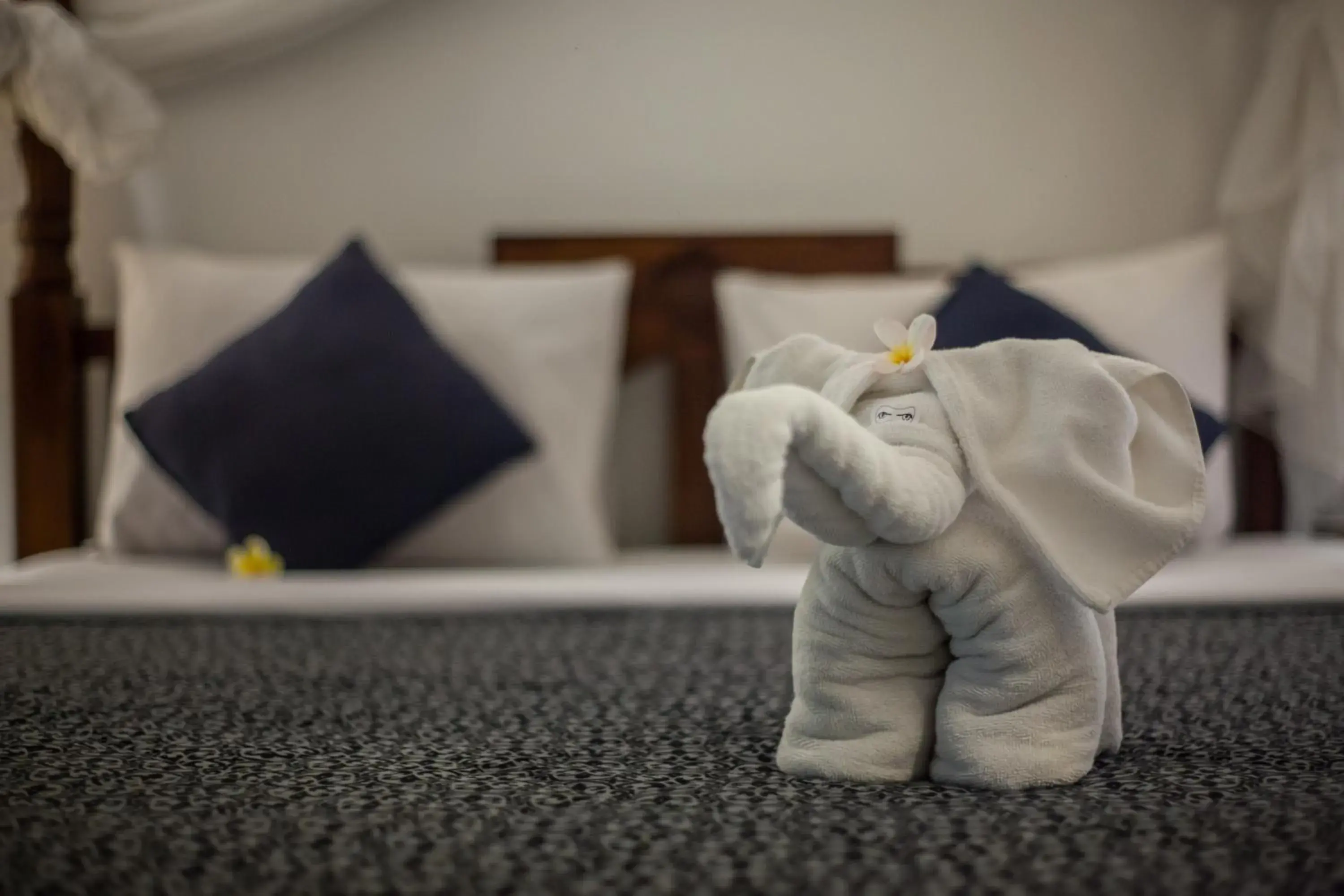 Decorative detail, Bed in Taman Harum Cottages Decorative detail, Bed in Taman Harum Cottages